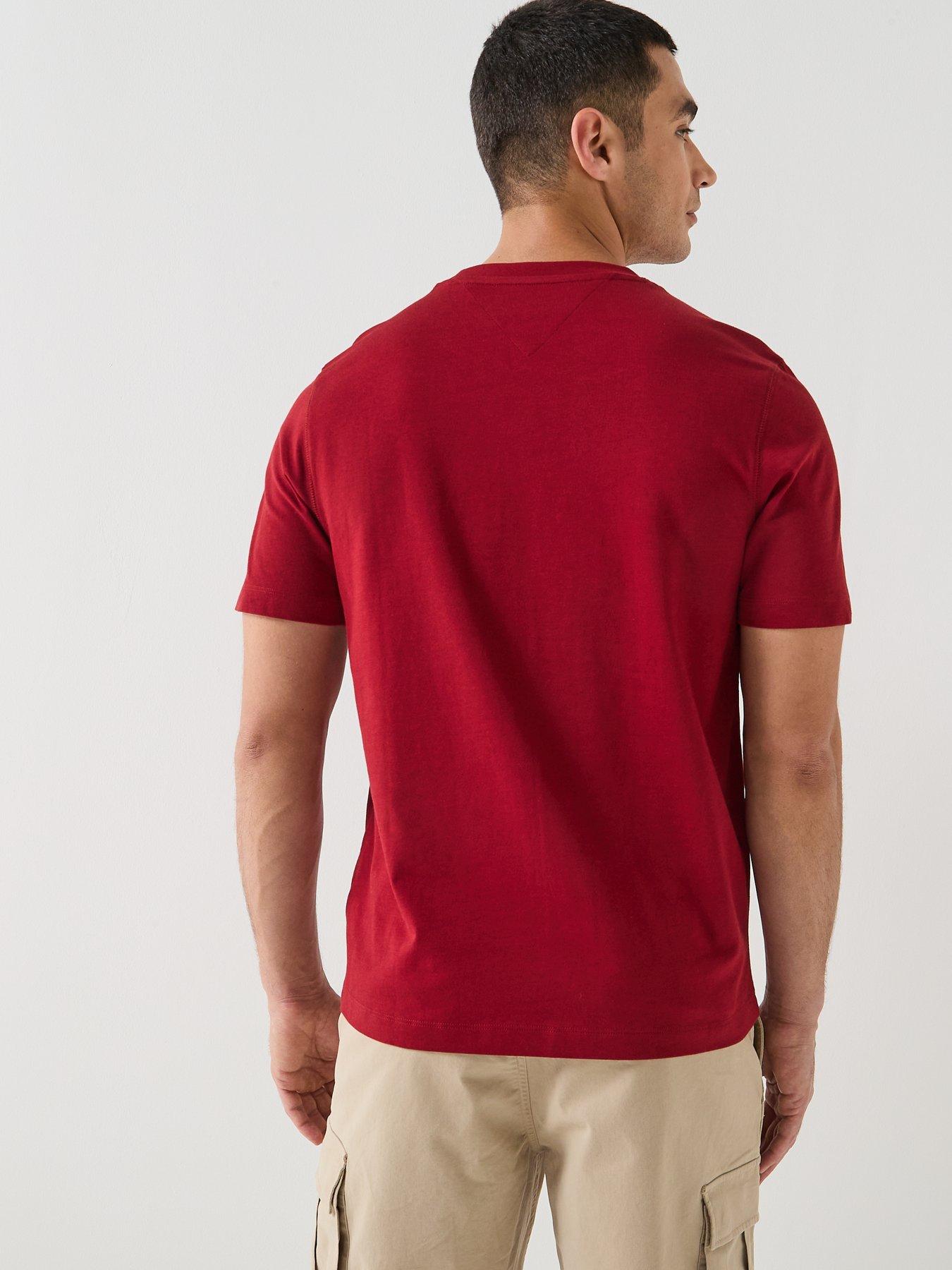 tommy-hilfiger-heritage-large-front-logo-t-shirt-redstillFront