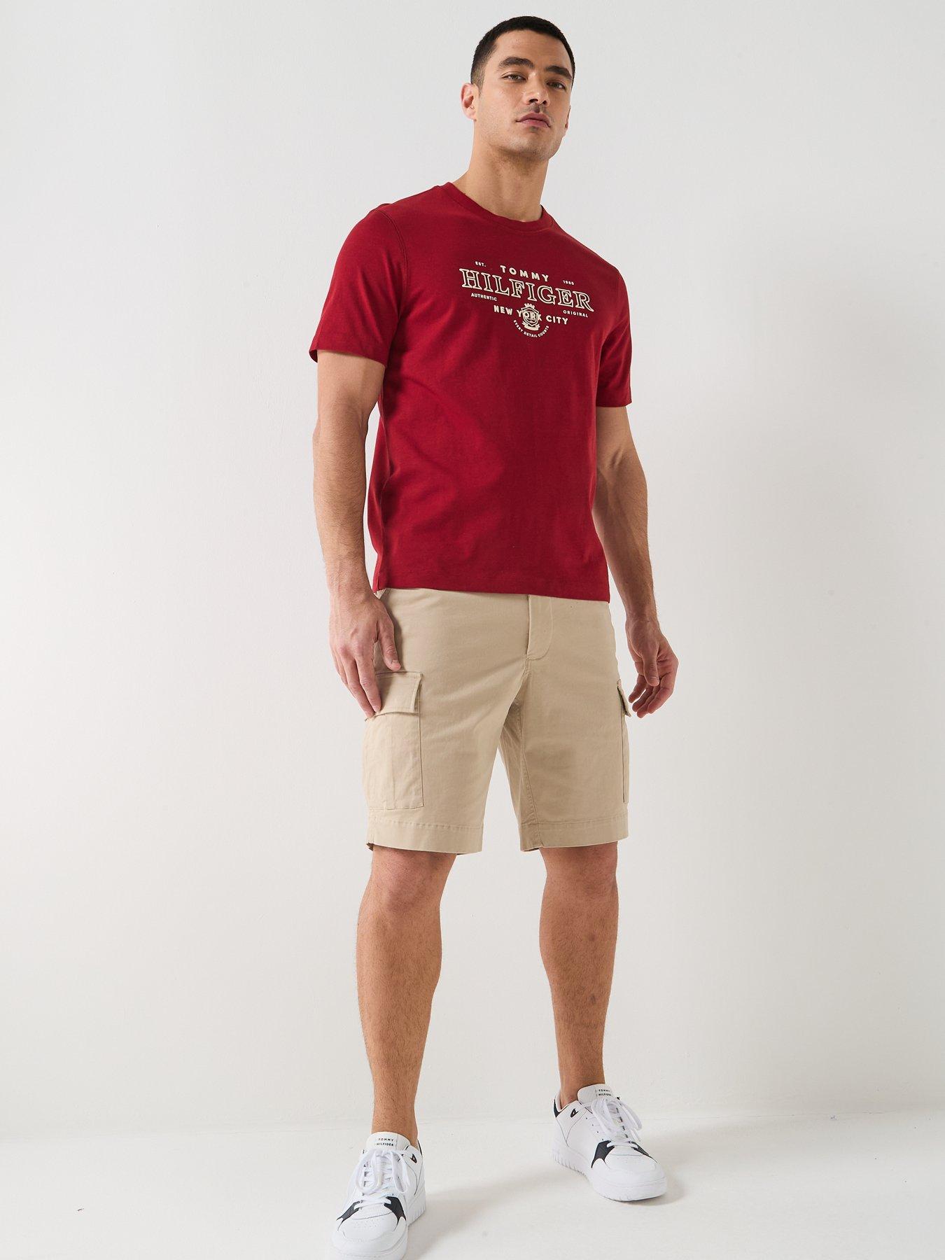tommy-hilfiger-heritage-large-front-logo-t-shirt-redback