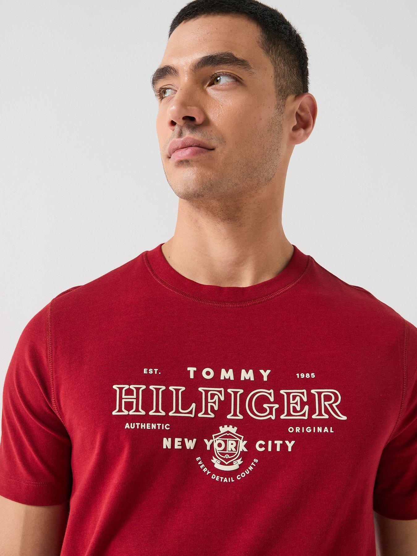 tommy-hilfiger-heritage-large-front-logo-t-shirt-reddetail
