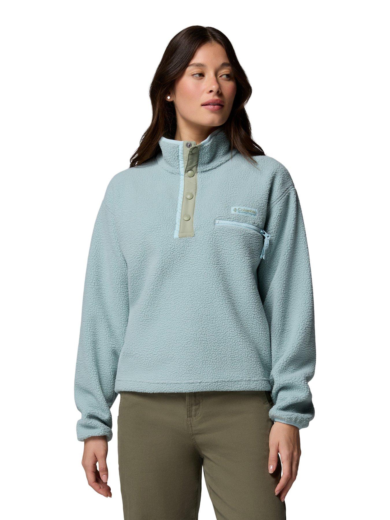 columbia-womens-helvetia-ii-cropped-half-snap-fleece-blue