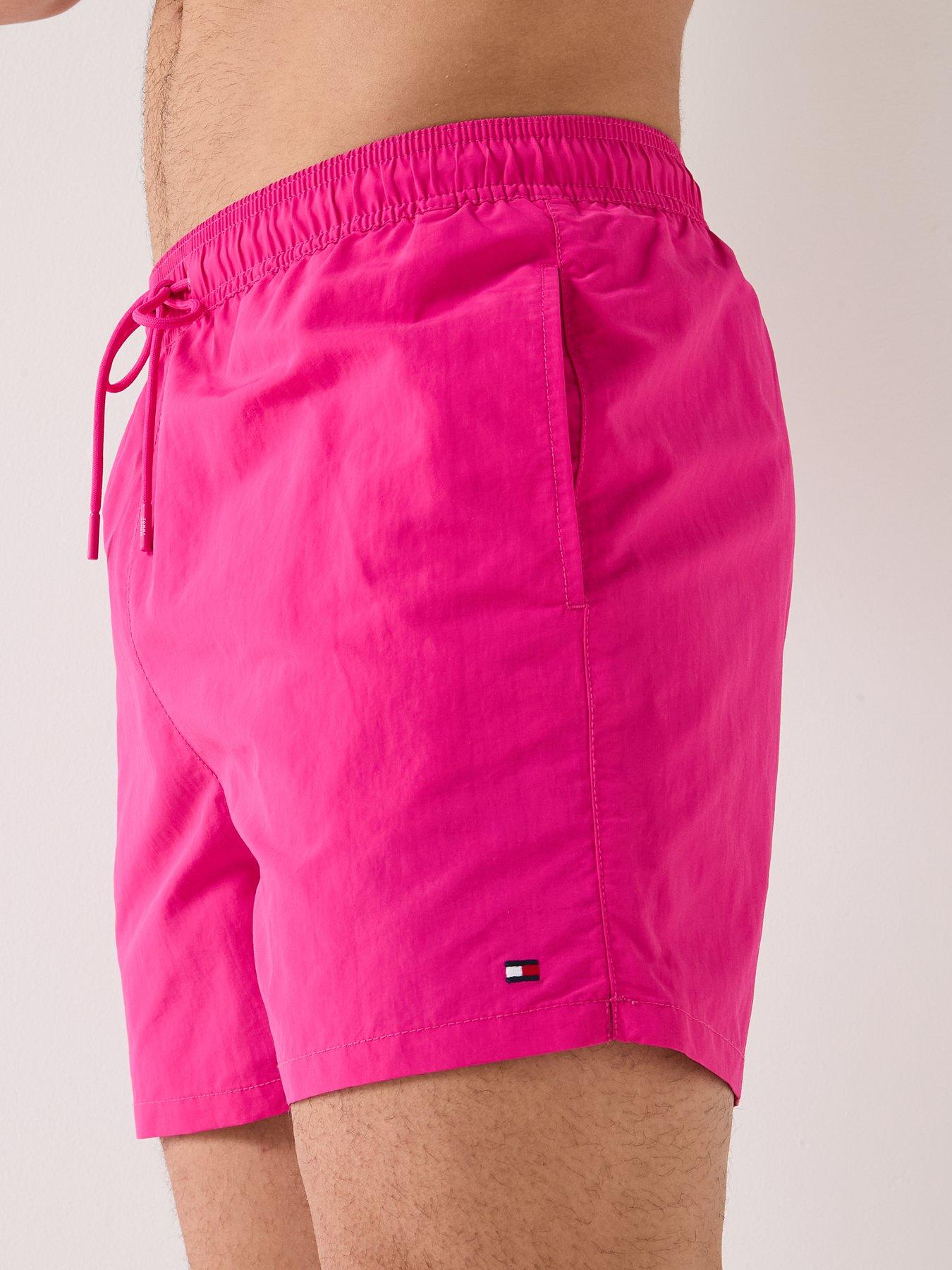 tommy-hilfiger-essential-small-flag-medium-swim-shorts-pinkoutfit