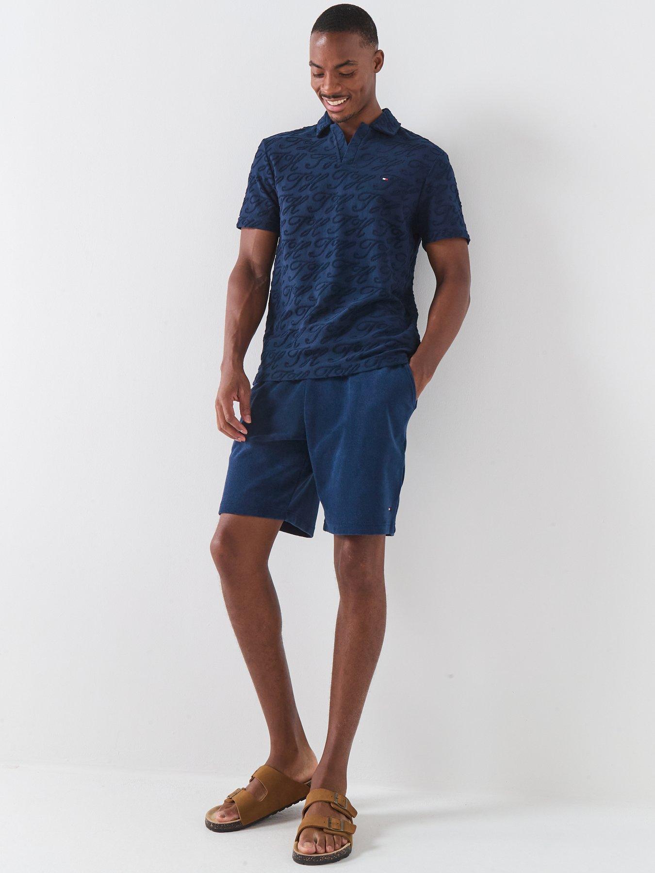 tommy-hilfiger-towelling-sweat-shorts-navydetail