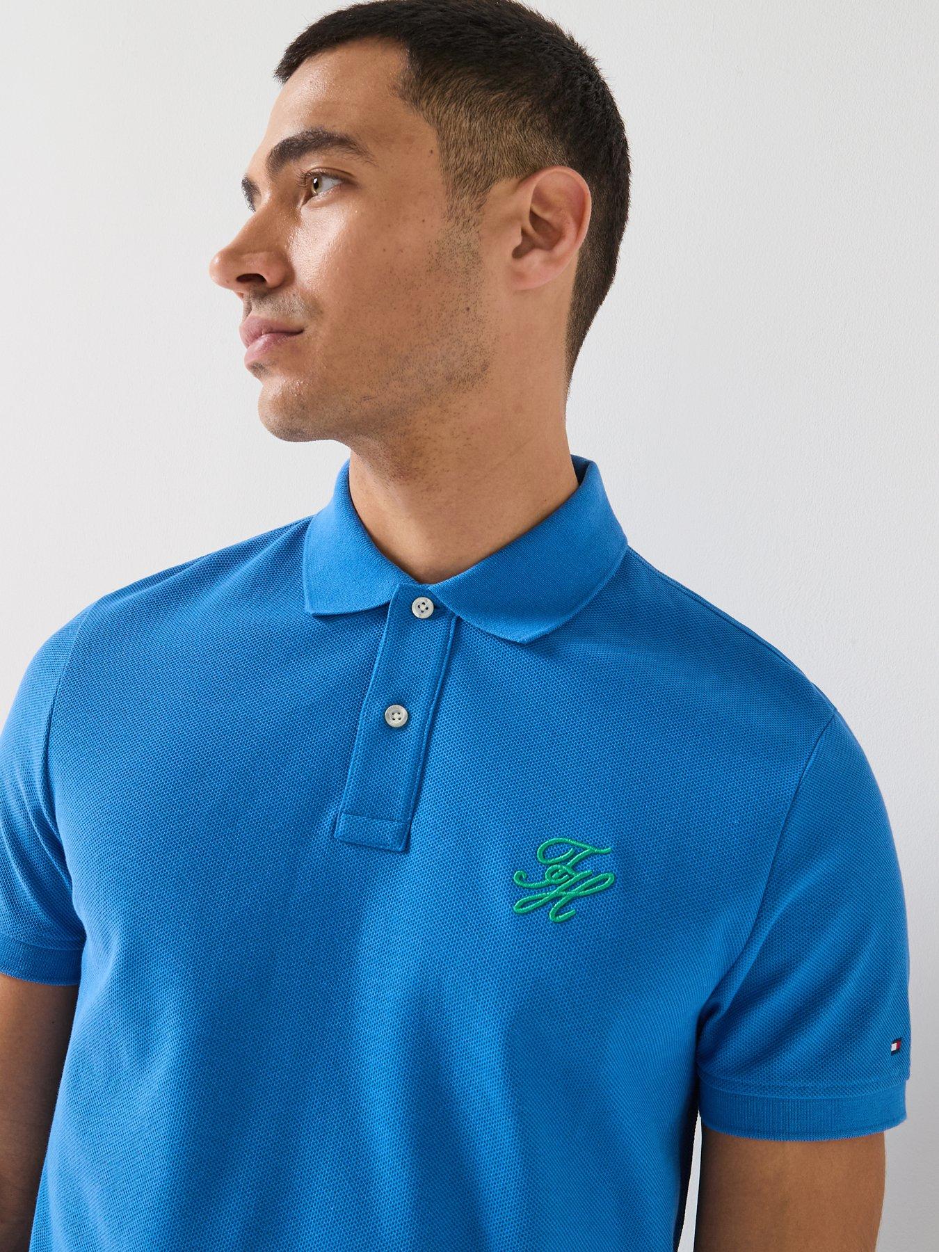 tommy-hilfiger-mono-script-logo-regular-fit-polo-shirt-blueoutfit