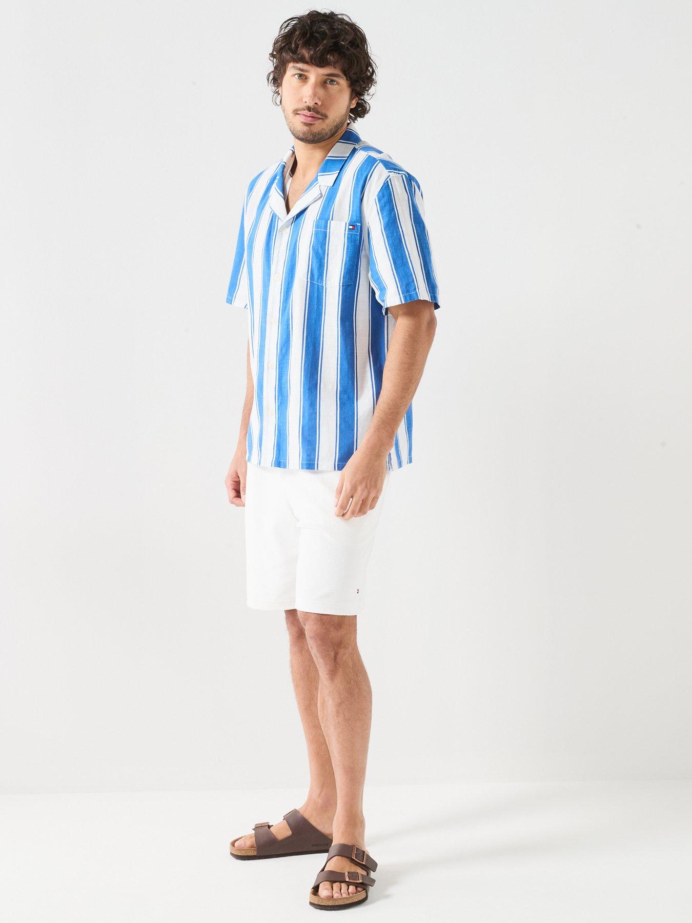 tommy-hilfiger-towelling-sweat-shorts-whitedetail