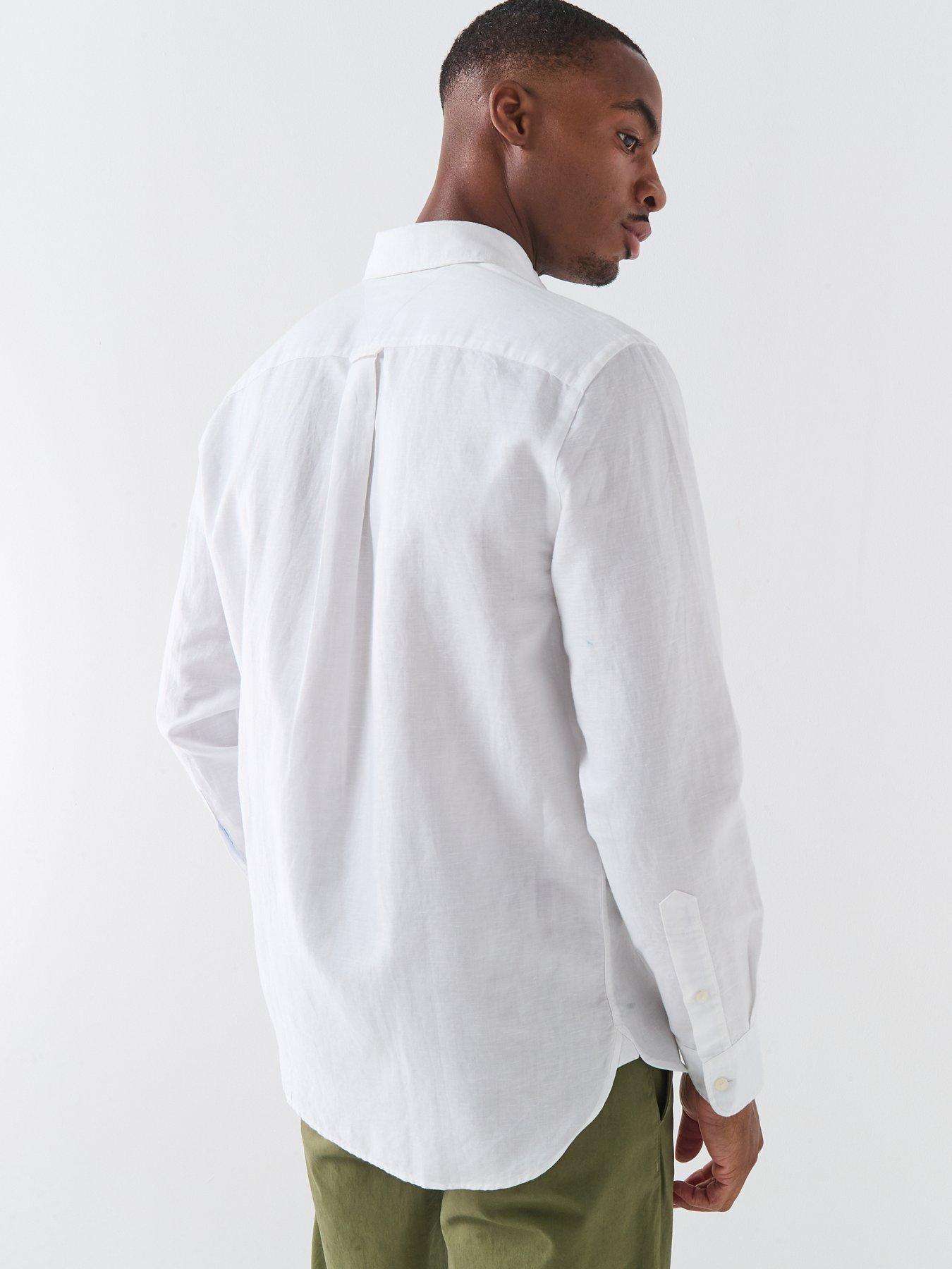 tommy-hilfiger-regular-fit-linen-blend-shirt-whitestillFront