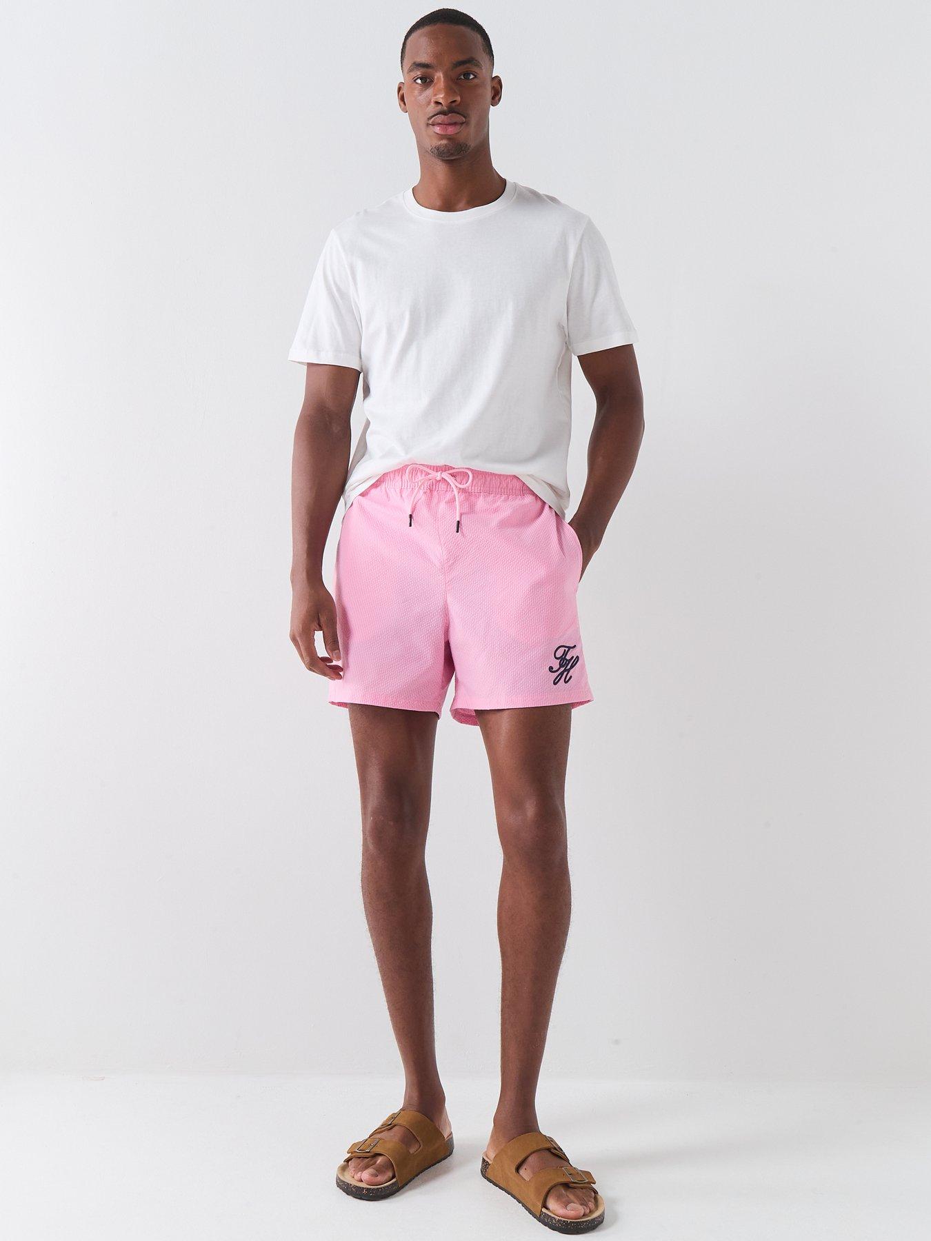 tommy-hilfiger-mono-script-ithaca-medium-swim-shorts-pinkback