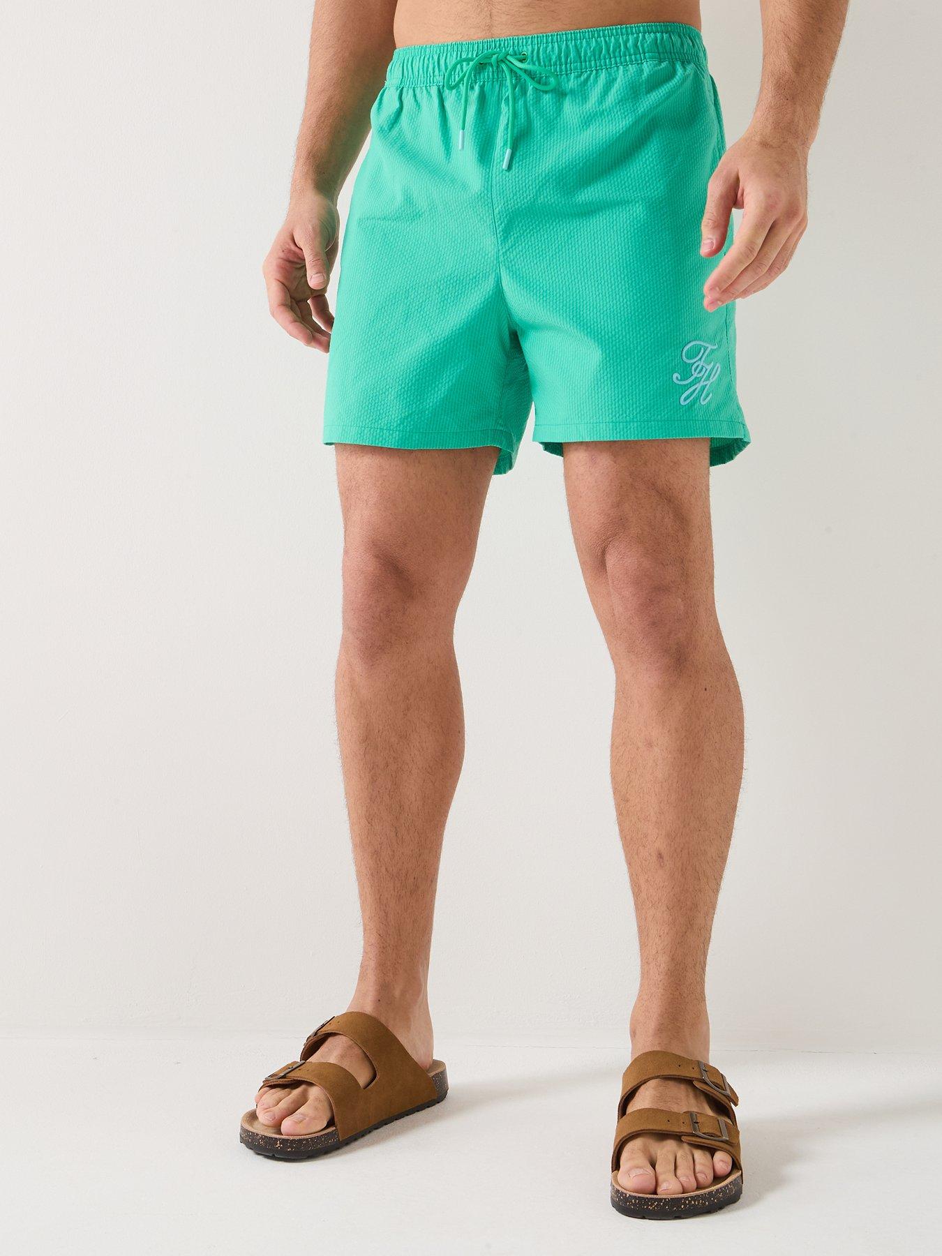 tommy-hilfiger-mono-script-ithaca-medium-swim-shorts-light-greenfront