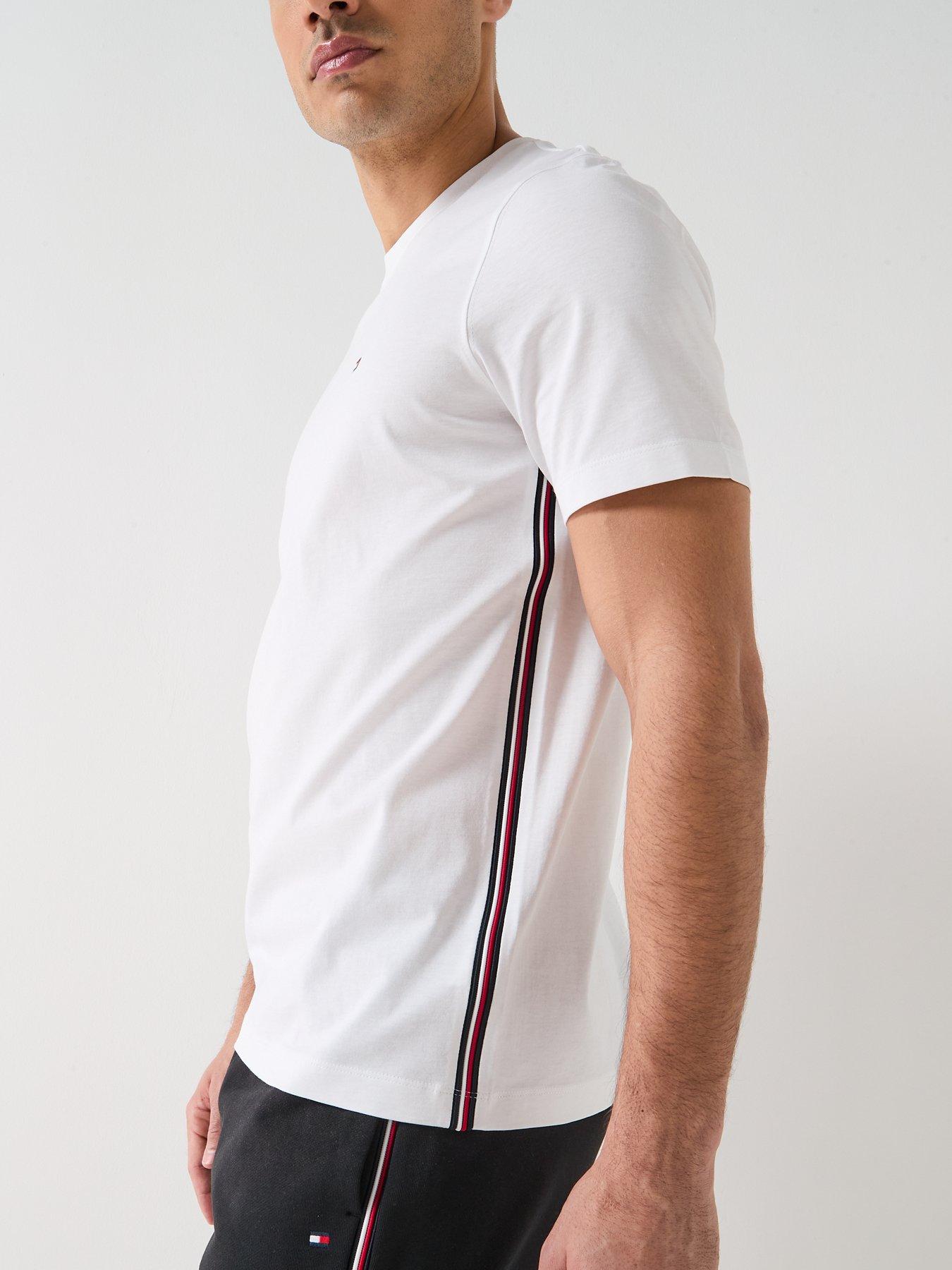 tommy-hilfiger-global-stripe-seam-t-shirt-whiteoutfit