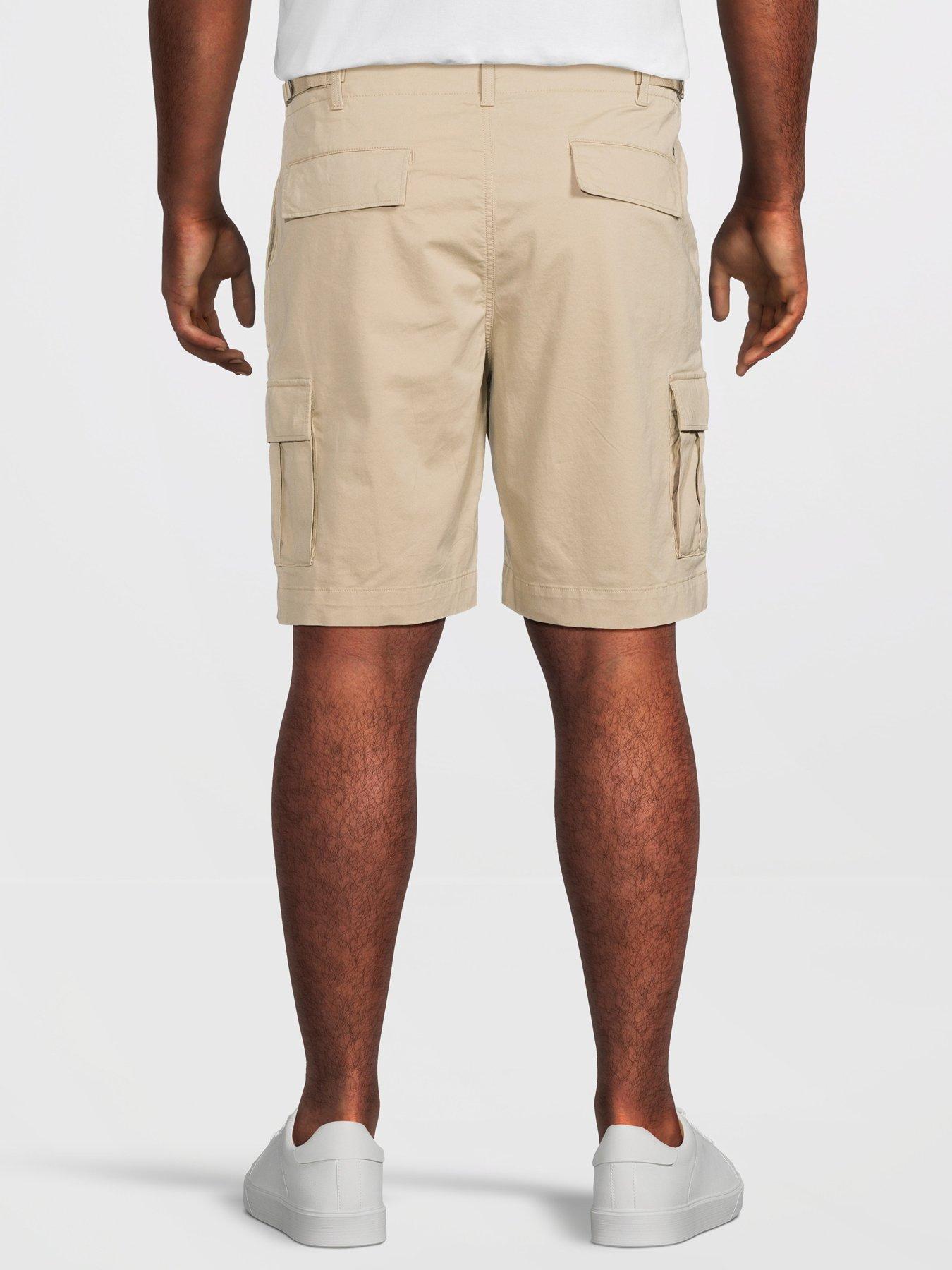 Image 2 of 5 of Tommy Hilfiger Big &amp; Tall River Essential Twill Cargo Shorts - Beige
