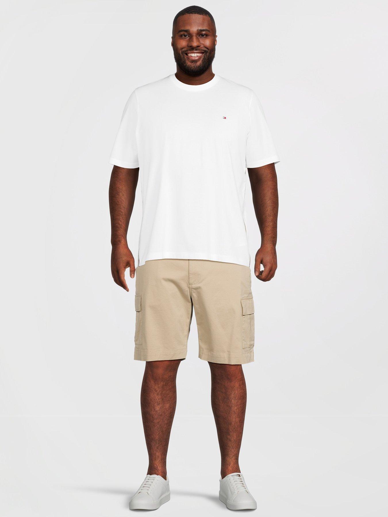 Image 3 of 5 of Tommy Hilfiger Big &amp; Tall River Essential Twill Cargo Shorts - Beige