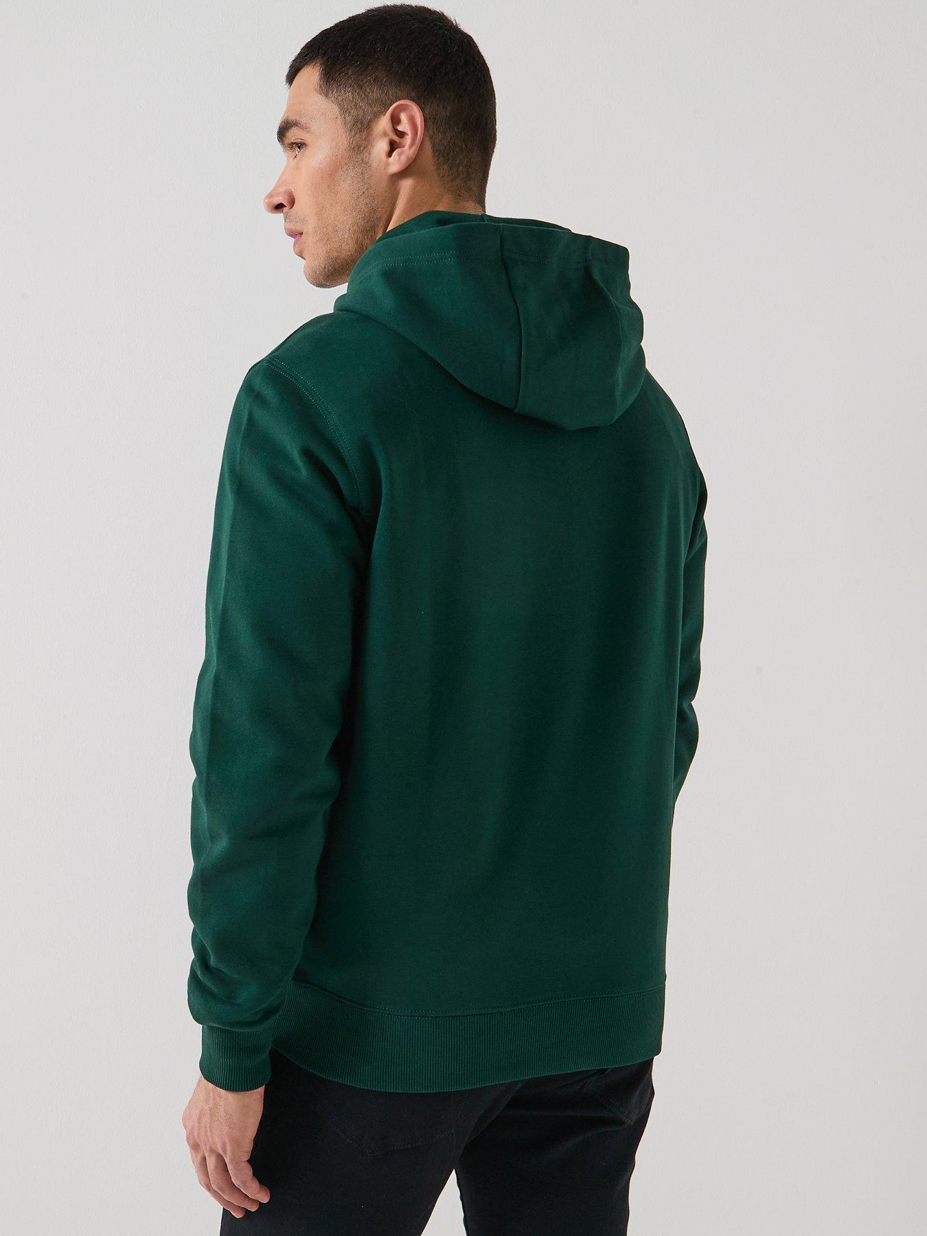 tommy-hilfiger-essential-terry-hoodie-greenstillFront