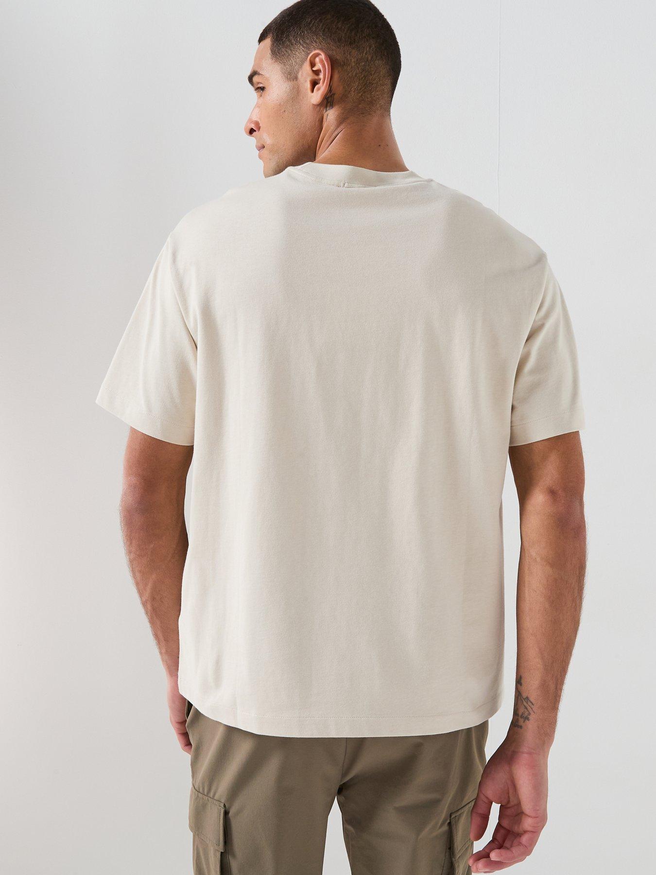 calvin-klein-relaxed-fit-central-logo-t-shirt-light-beigestillFront