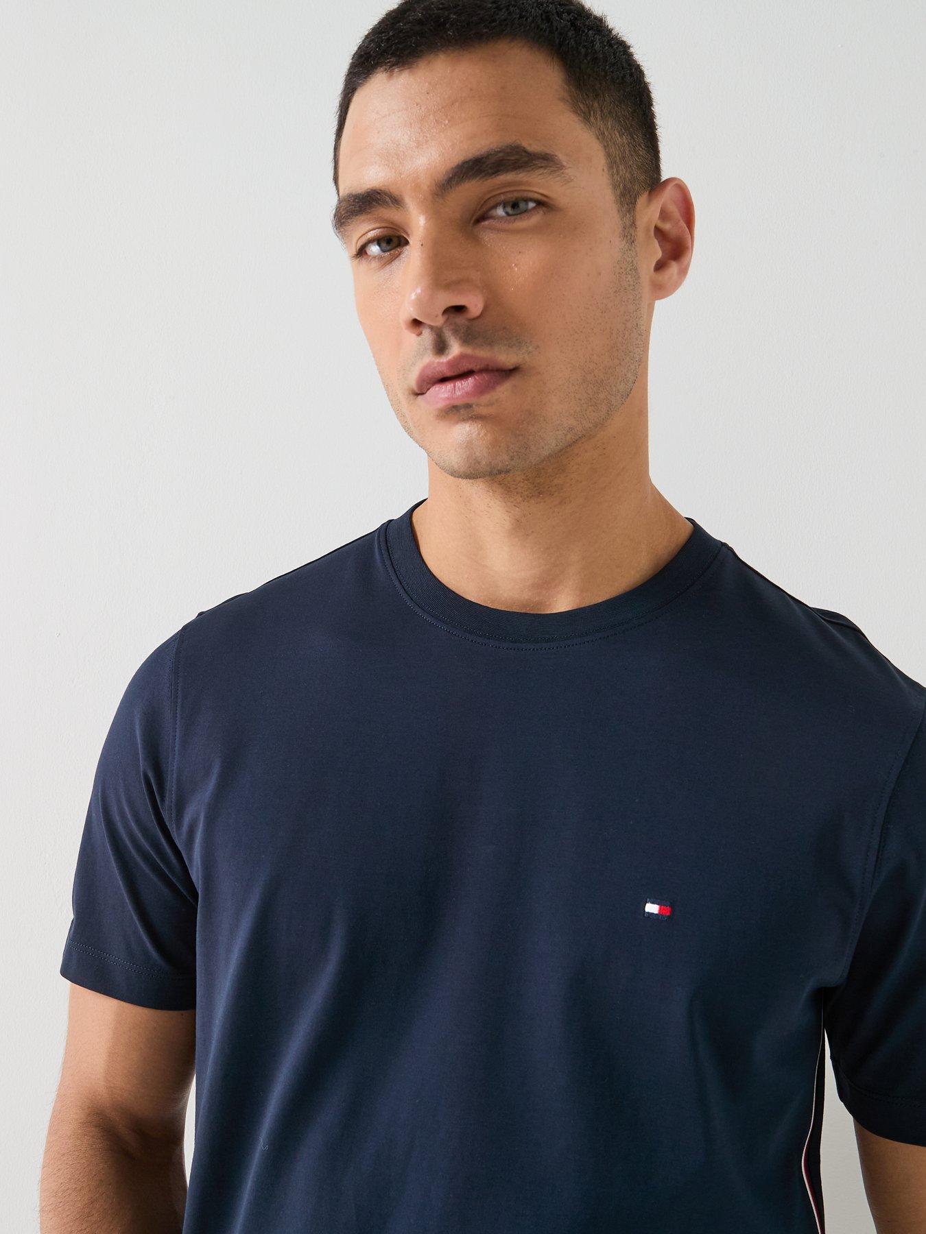 tommy-hilfiger-global-stripe-seam-t-shirt-navydetail