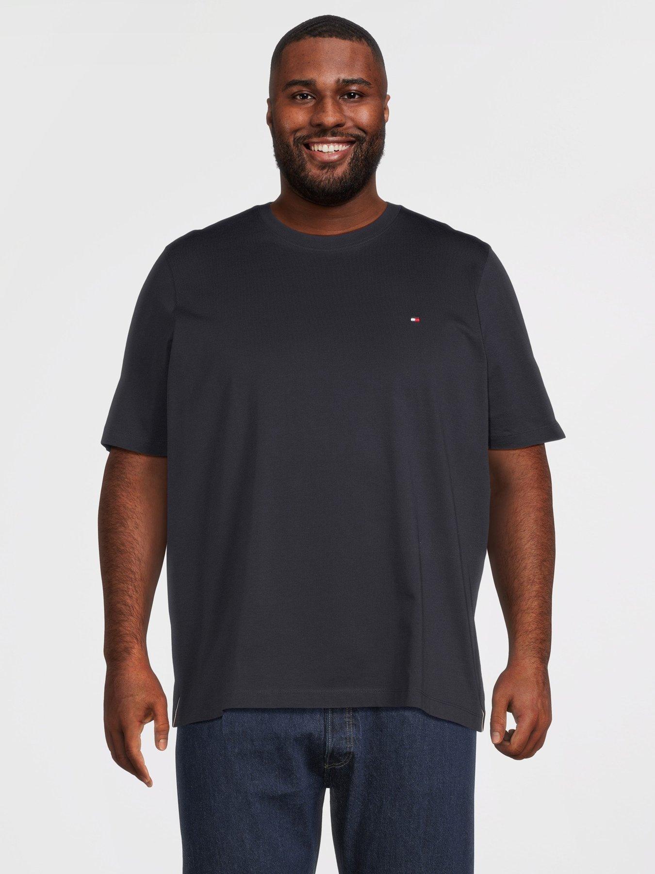 Tommy Hilfiger Tommy Hilfiger Big  &  Tall Global Stripe T-Shirt - Navy