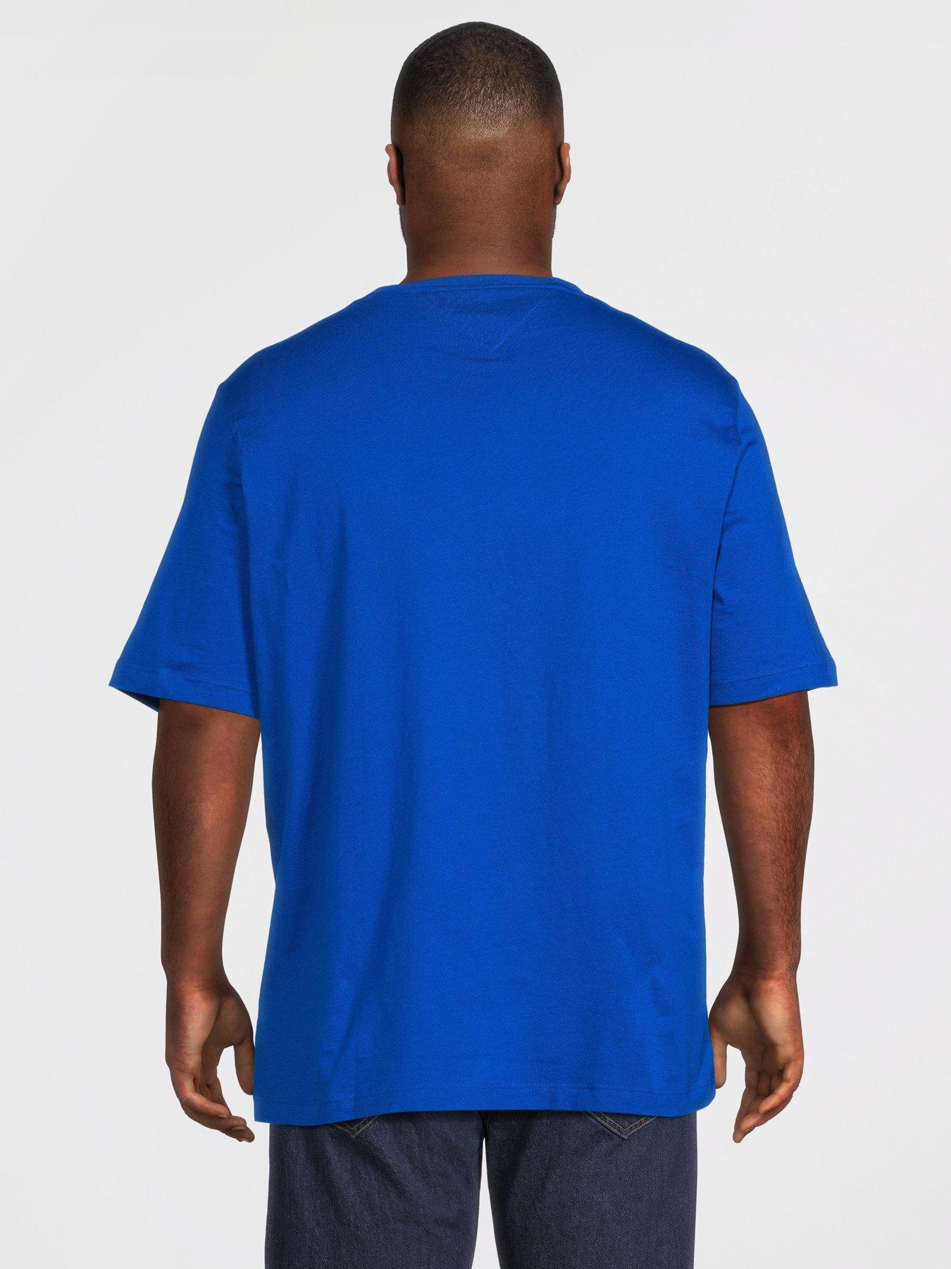 tommy-hilfiger-big-amp-tall-essential-regular-fit-t-shirt-bluestillFront