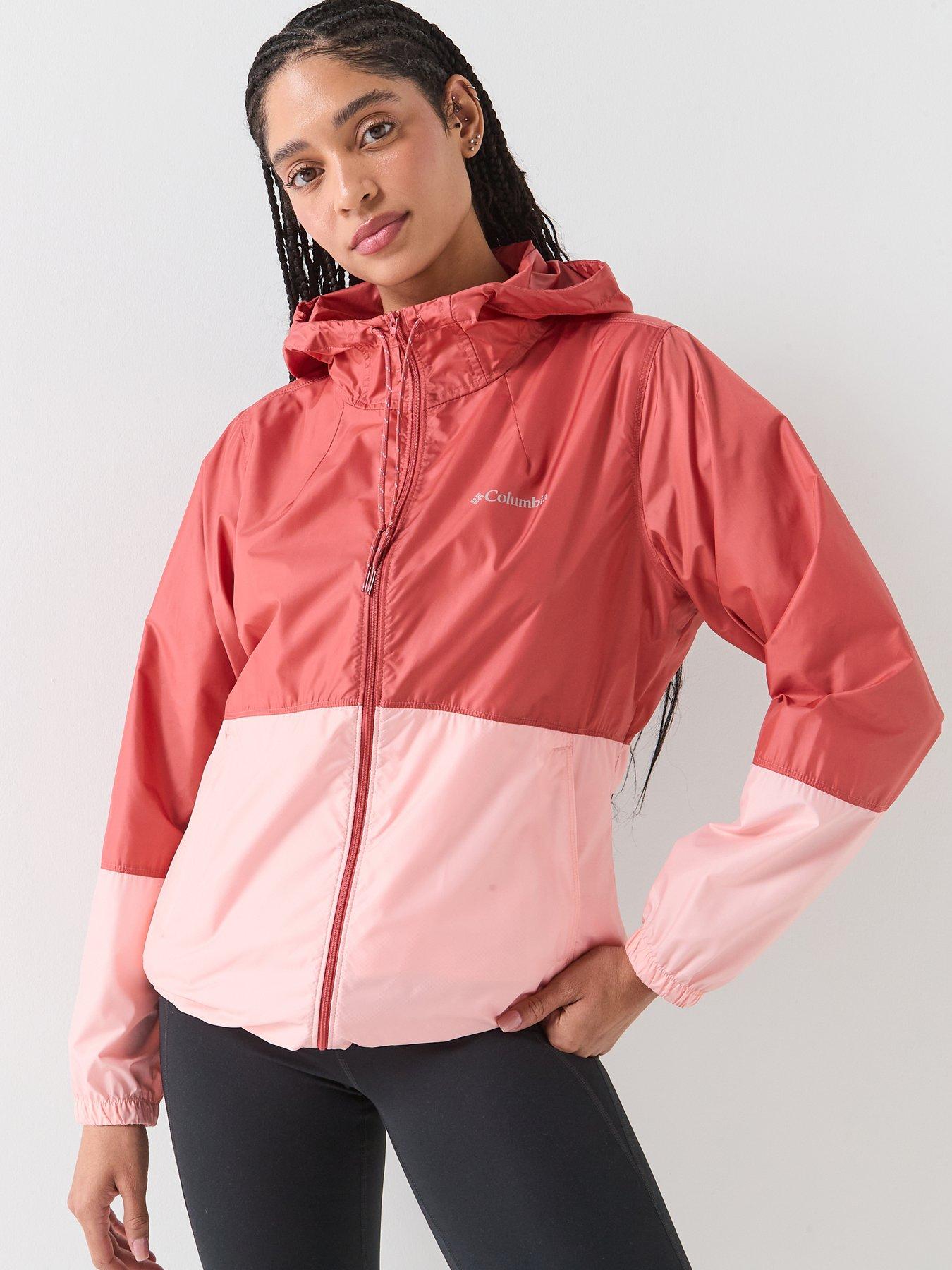 Image 1 of 6 of Columbia Womens Flash Forward Ii Windbreaker - Pink
