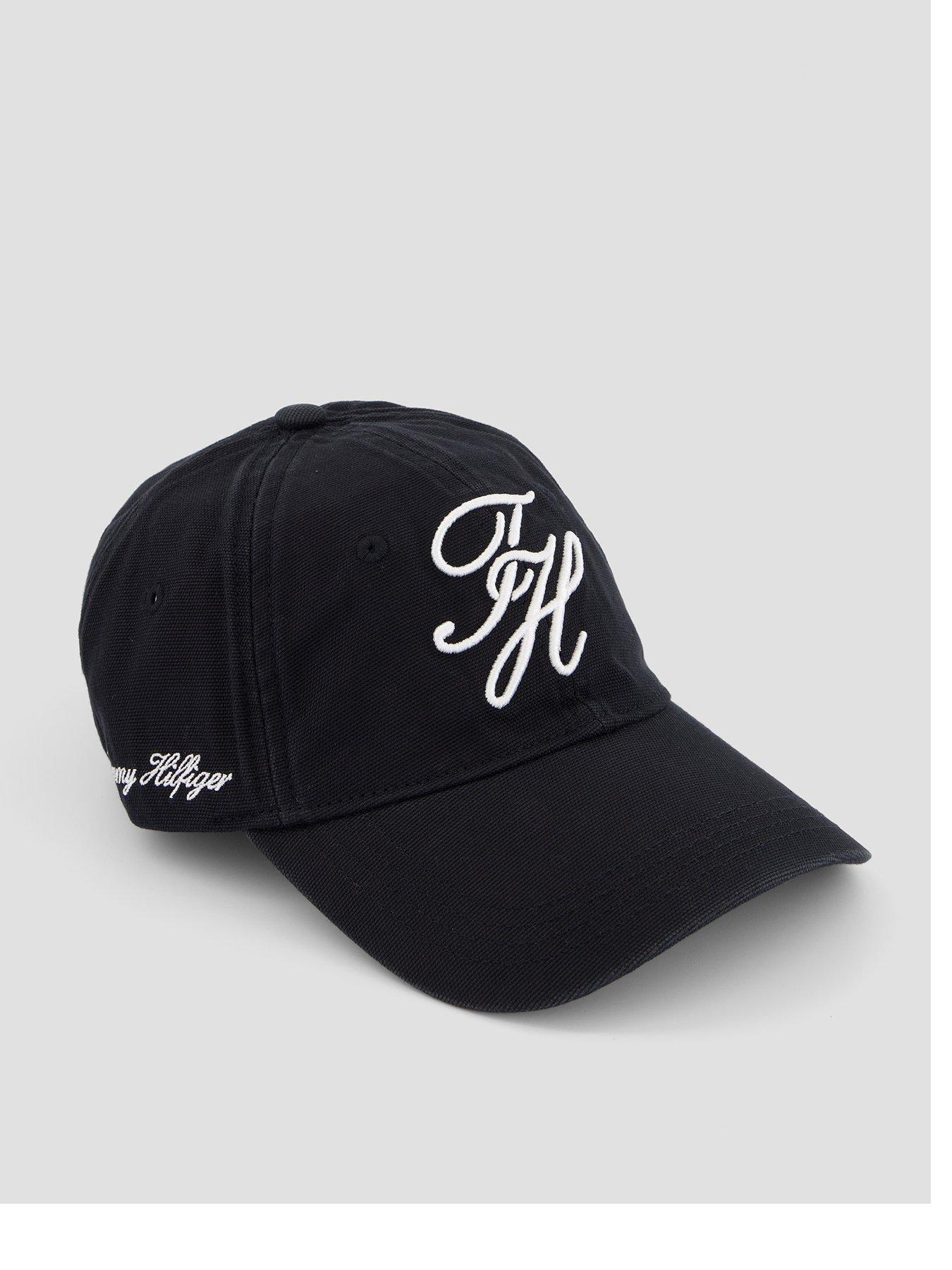 tommy-hilfiger-th-script-soft-6-panel-cap-blackfront