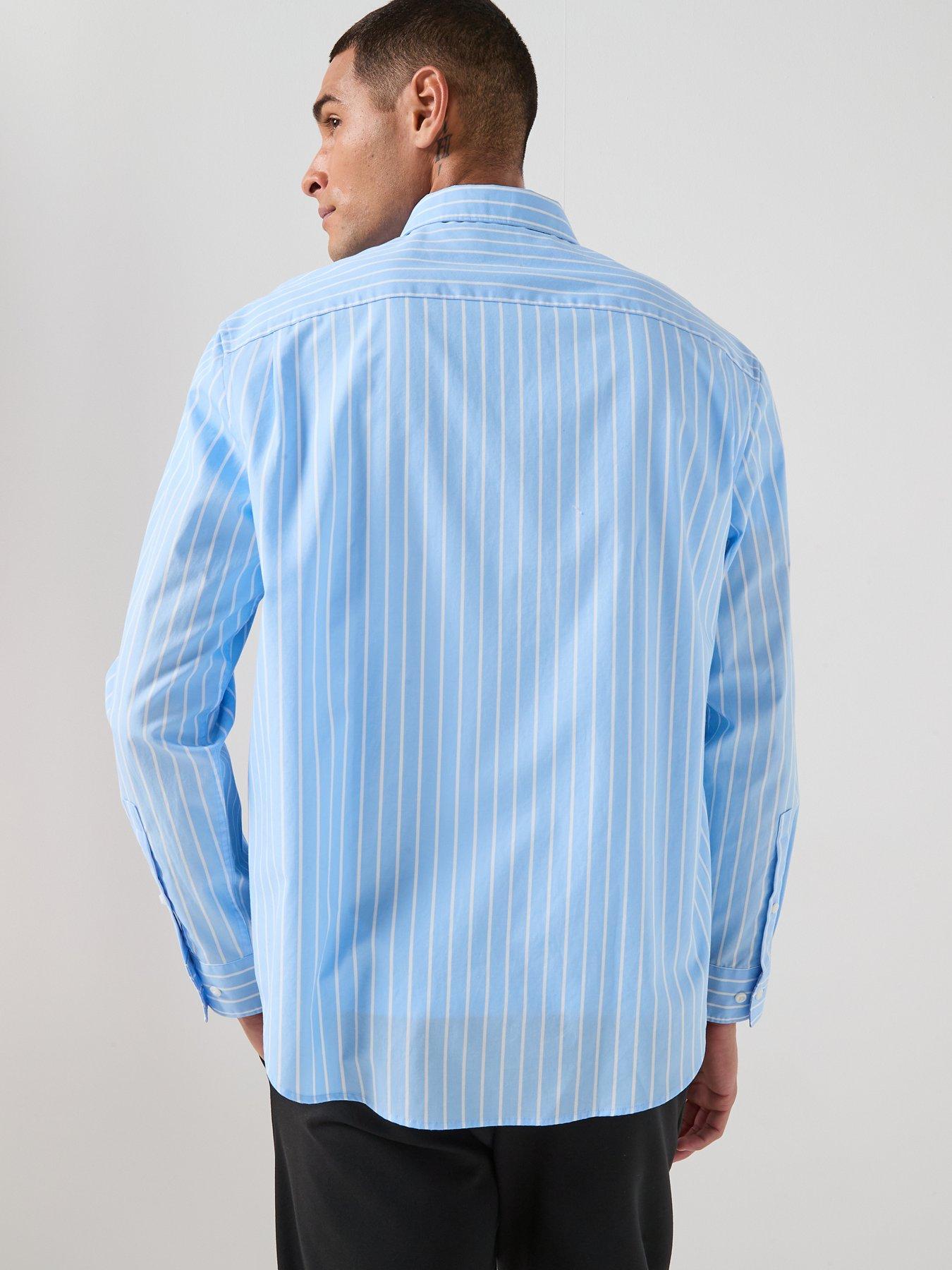 calvin-klein-washed-stripe-poplin-shirt-light-bluestillFront