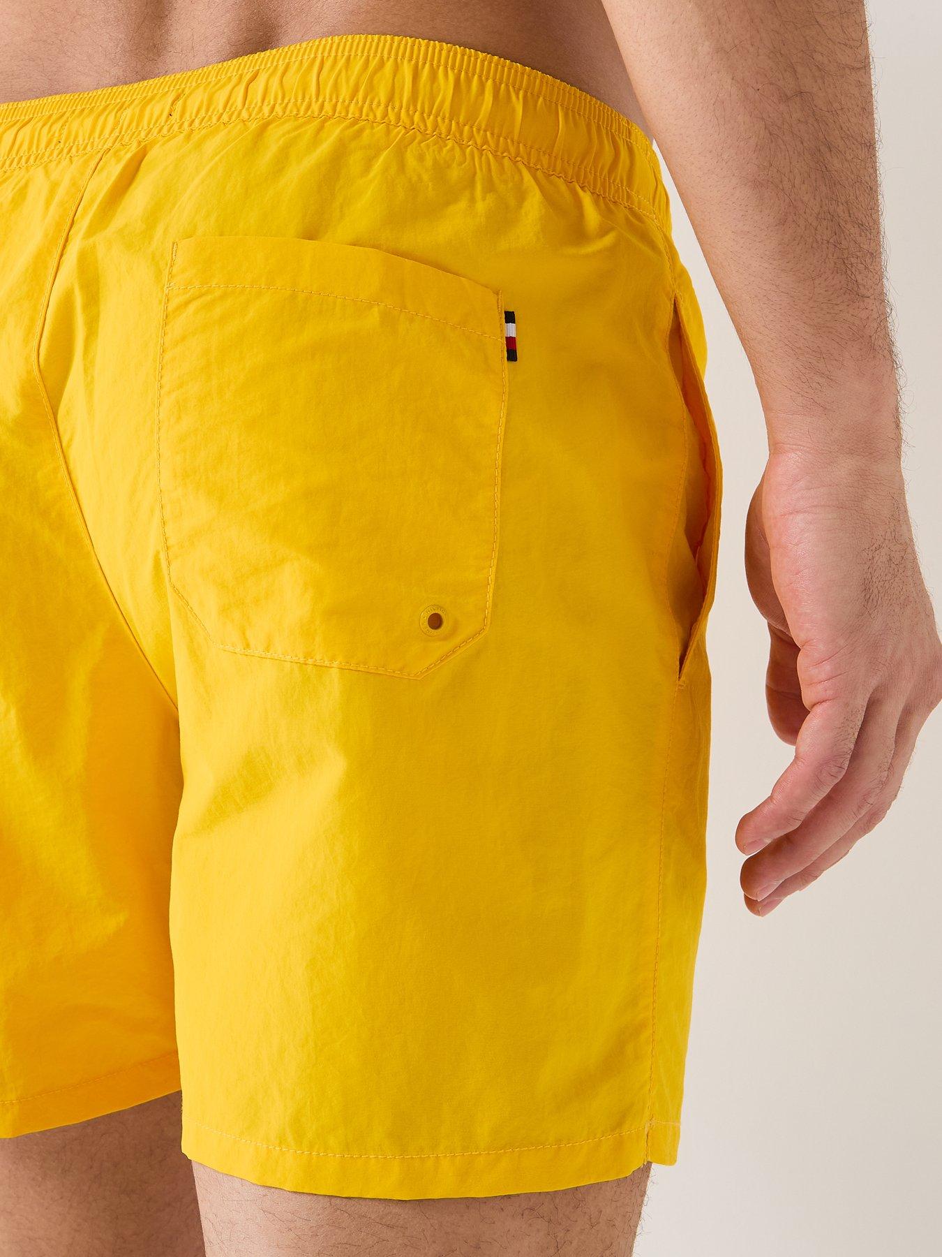 tommy-hilfiger-essential-small-flag-medium-swim-shorts-yellowdetail
