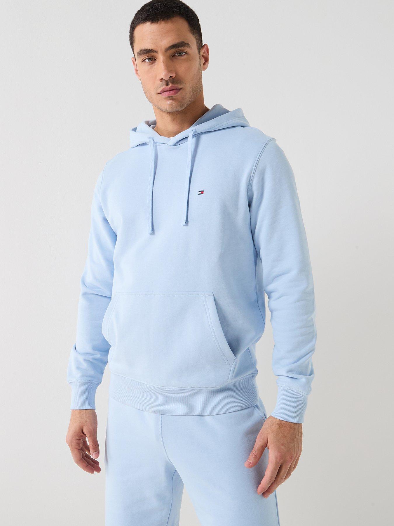 Tommy Hilfiger Essential Terry Hoodie - Light Blue