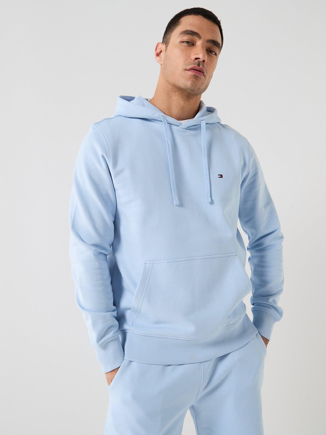 Image 5 of 6 of Tommy Hilfiger Essential Terry Hoodie - Light Blue