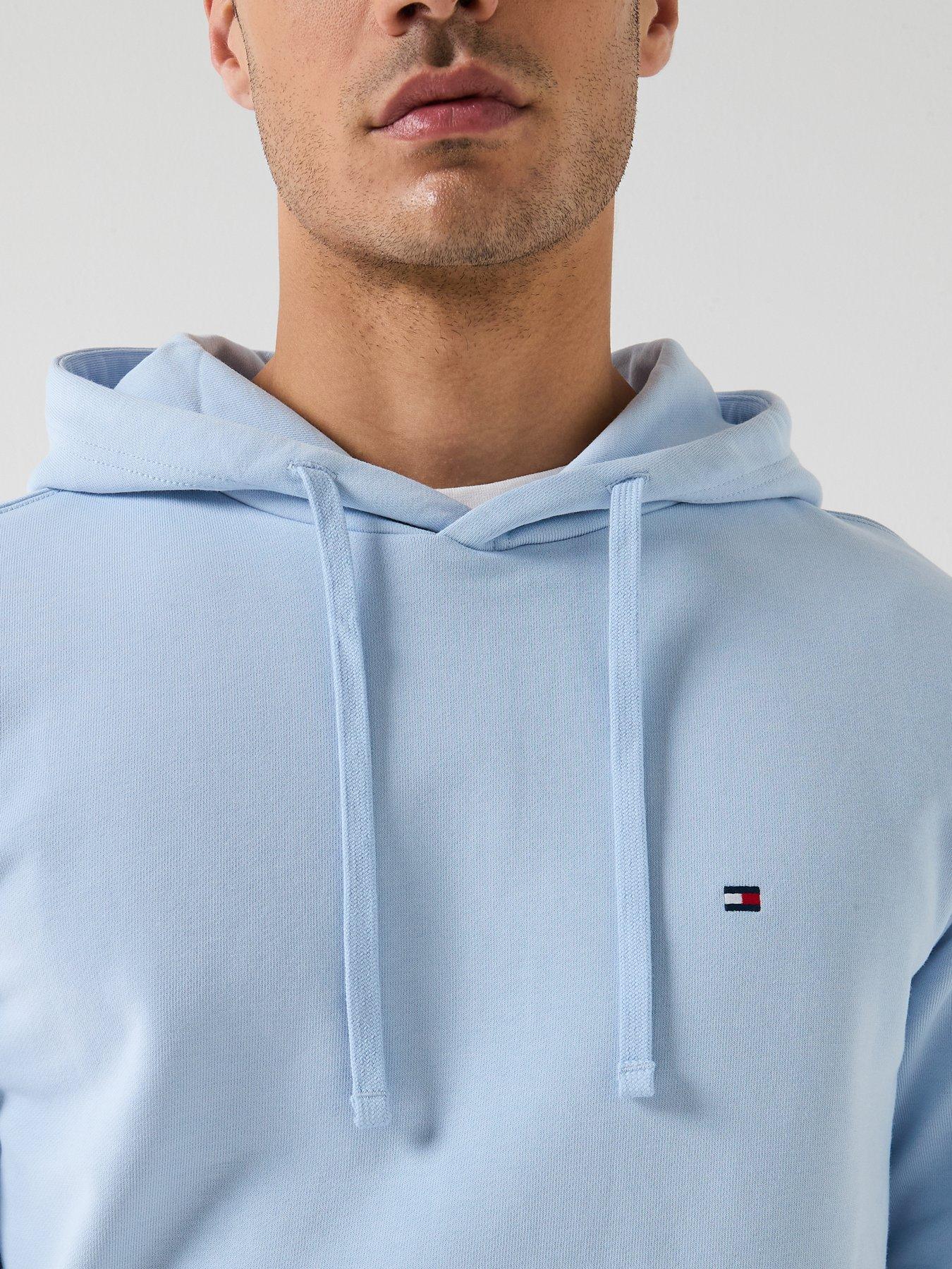 Image 6 of 6 of Tommy Hilfiger Essential Terry Hoodie - Light Blue