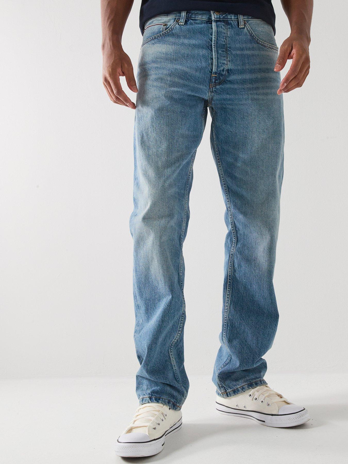 Tommy Hilfiger Dover Selvedge Regular Straight Fit Jeans - Dark Wash