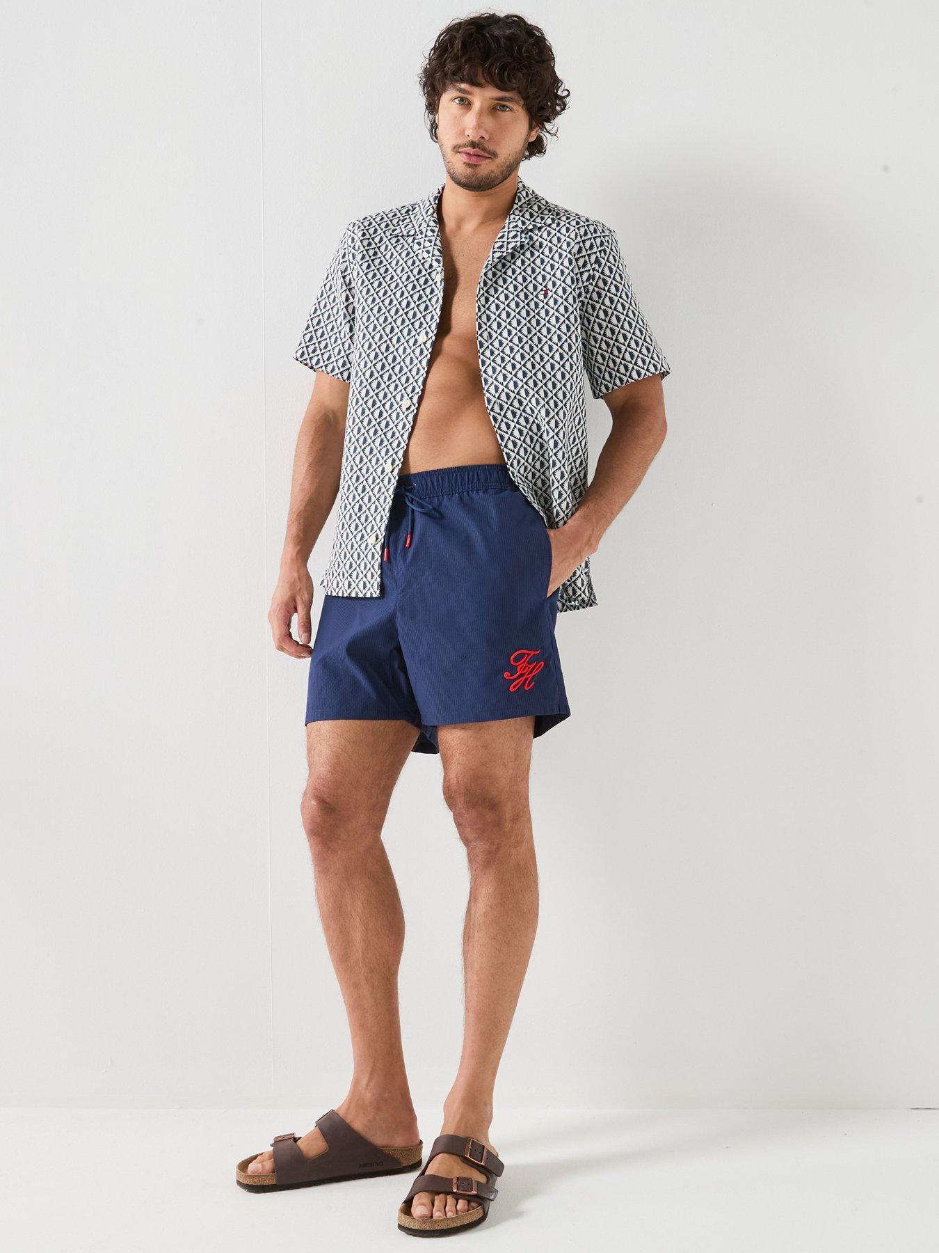 tommy-hilfiger-tommy-hilfiger-mono-script-ithaca-medium-swim-shorts-navyback