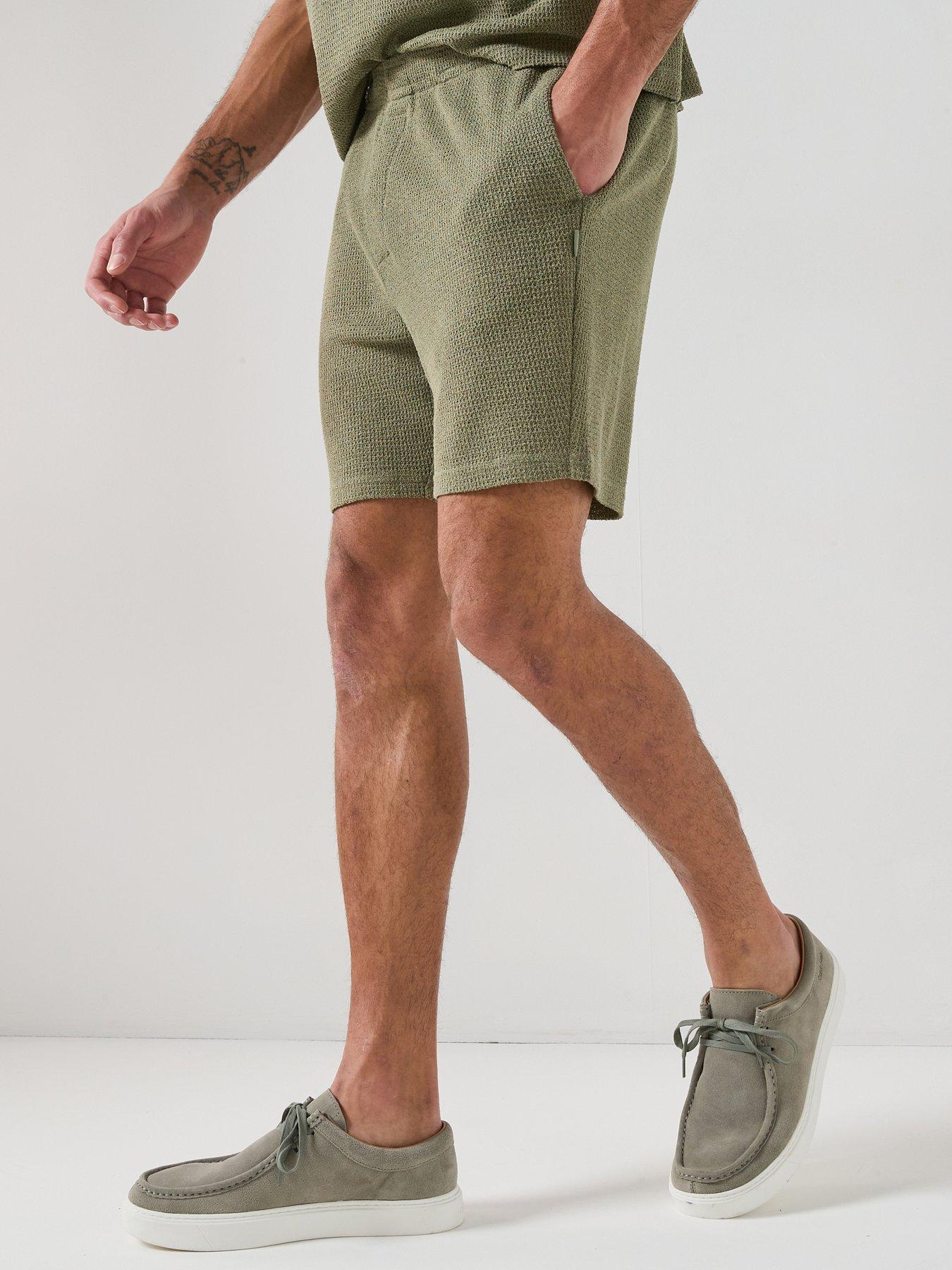 Calvin Klein Embrace Beach Knitted Shorts - Green