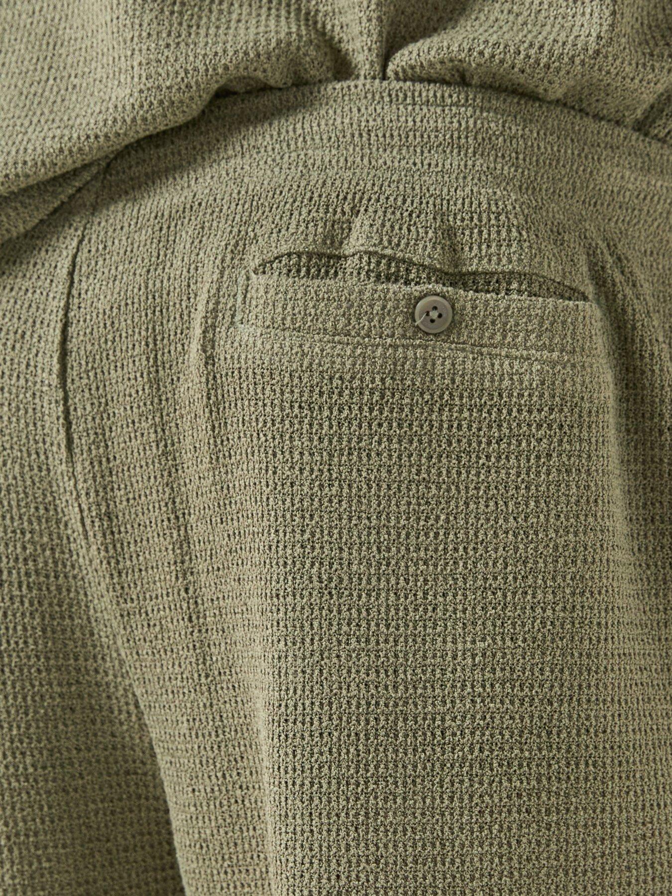 Image 4 of 6 of Calvin Klein Embrace Beach Knitted Shorts - Green
