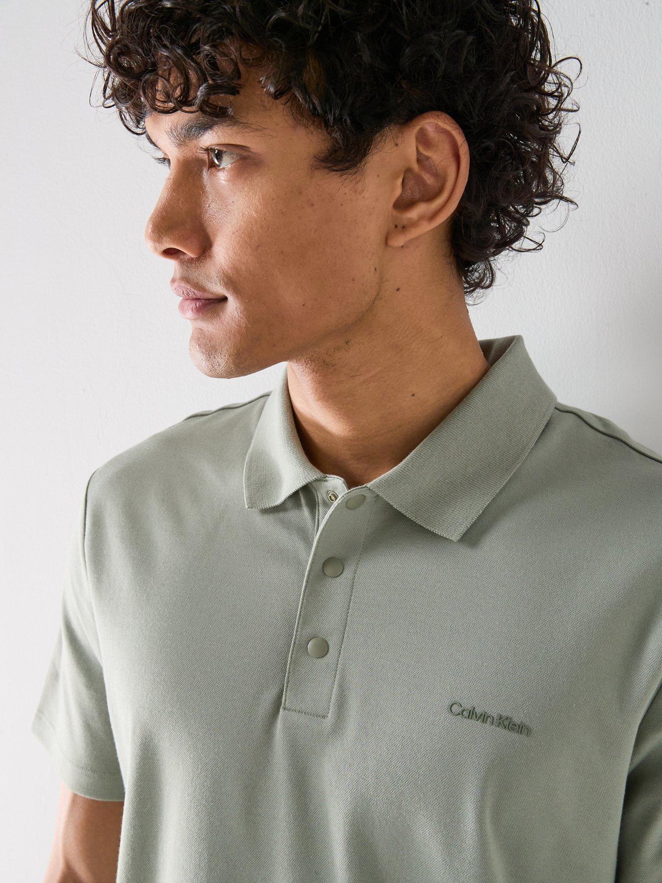 calvin-klein-tech-interlock-short-sleeve-polo-shirt-greenoutfit