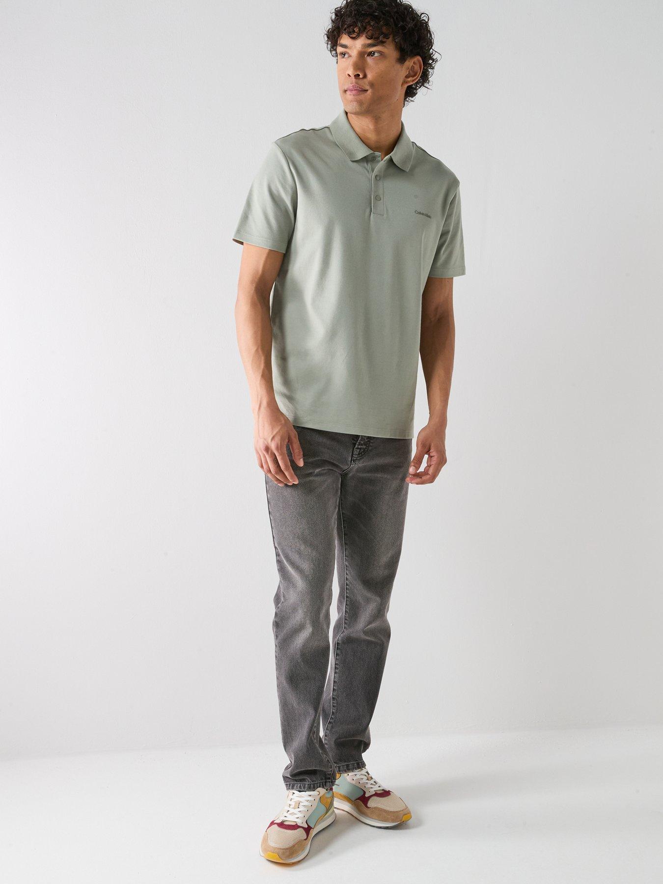calvin-klein-tech-interlock-short-sleeve-polo-shirt-greendetail