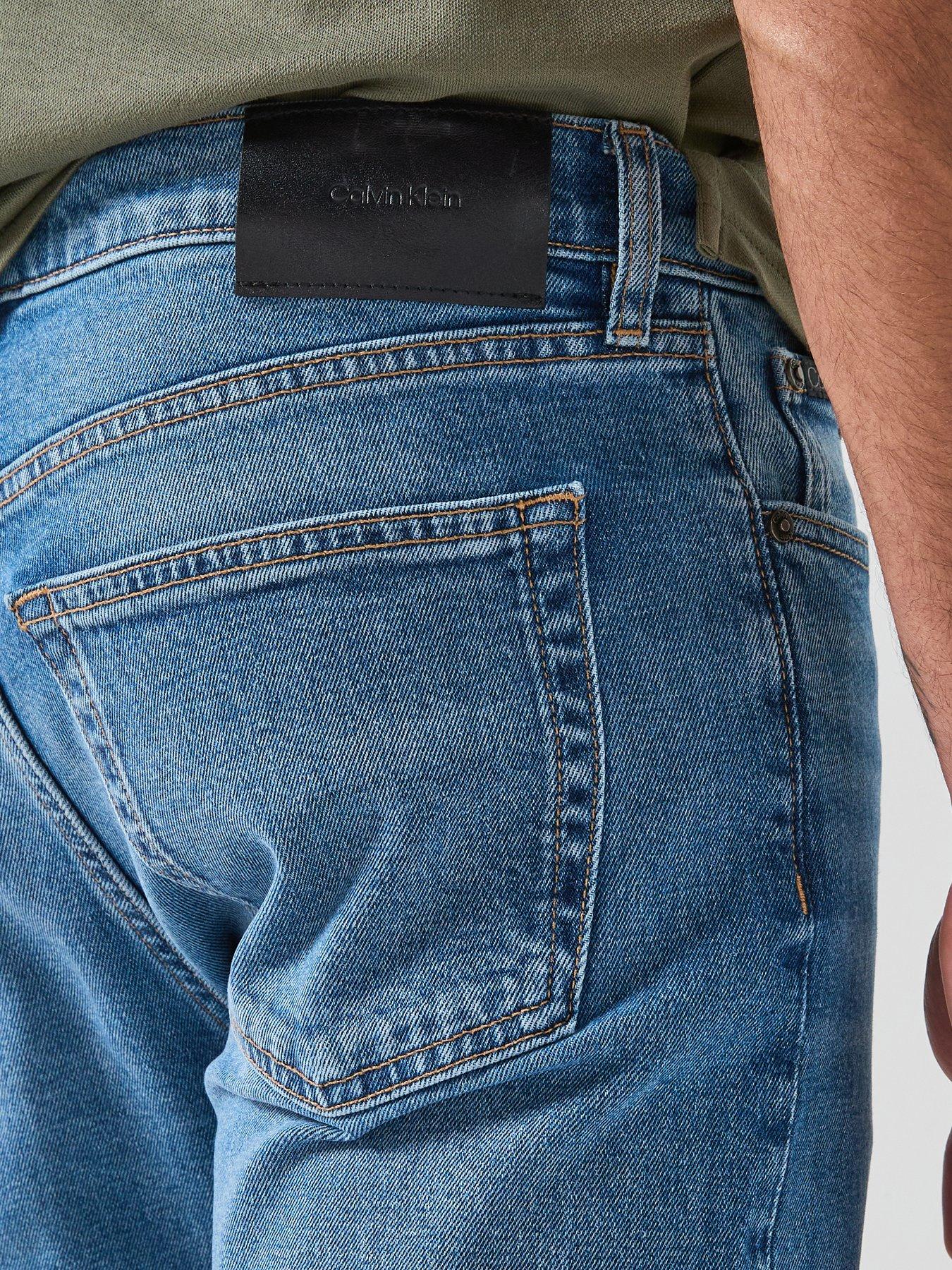 Image 4 of 5 of Calvin Klein Diggory Slim Fit Jeans - Light Wash