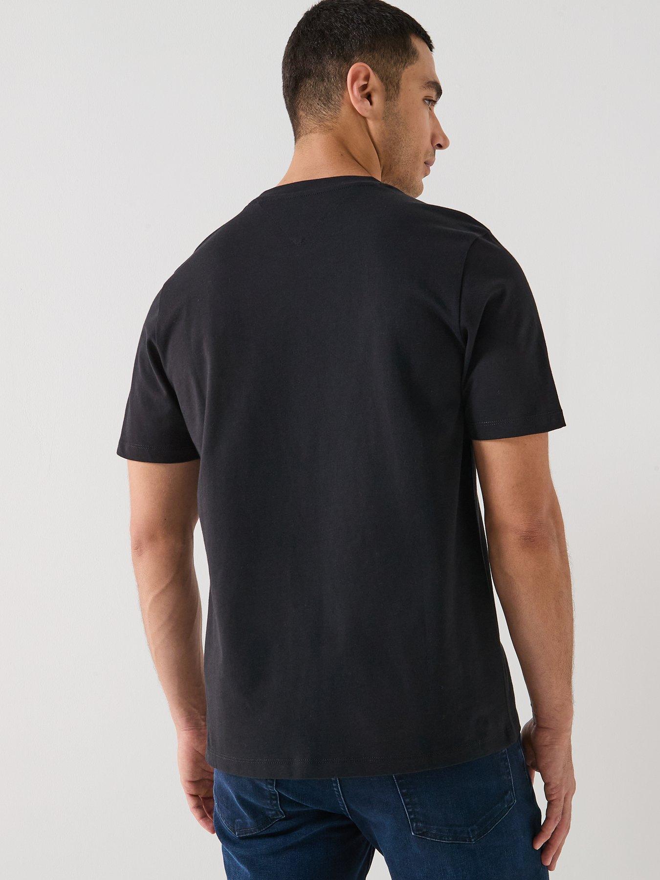 tommy-hilfiger-heritage-central-label-logo-t-shirt-blackstillFront