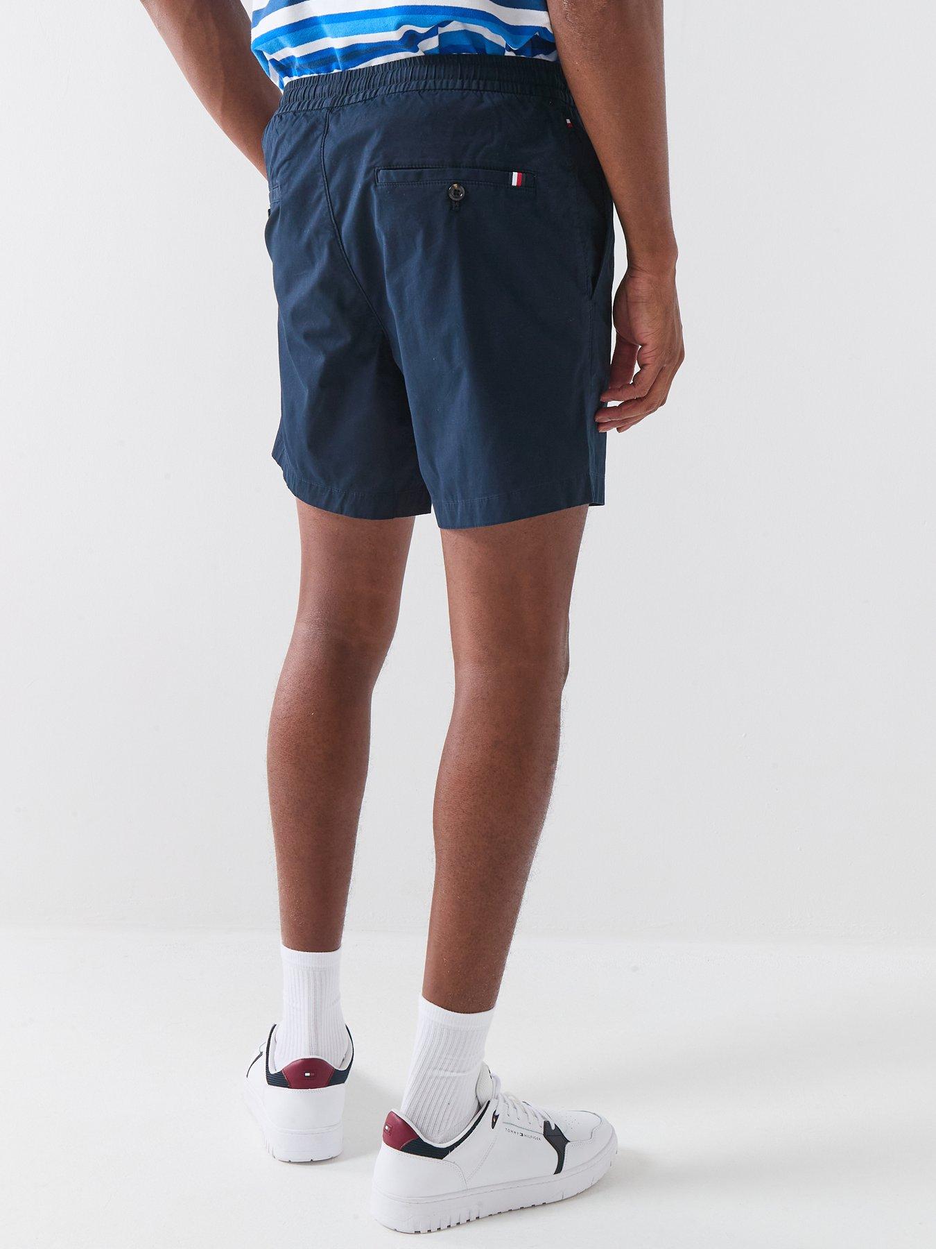 tommy-hilfiger-dover-poplin-woven-shorts-navystillFront