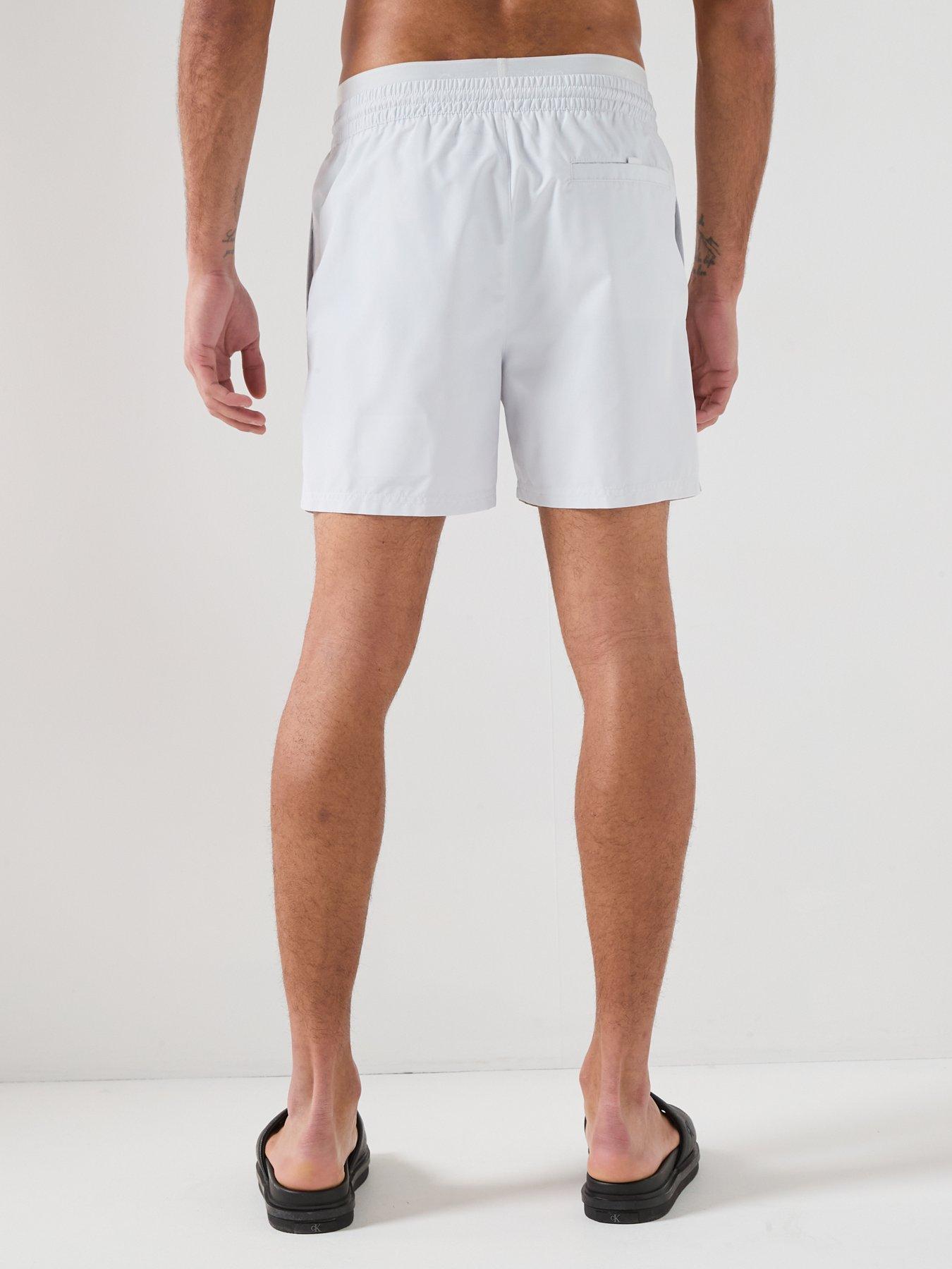 calvin-klein-essential-double-waistband-medium-swim-shorts-light-greystillFront