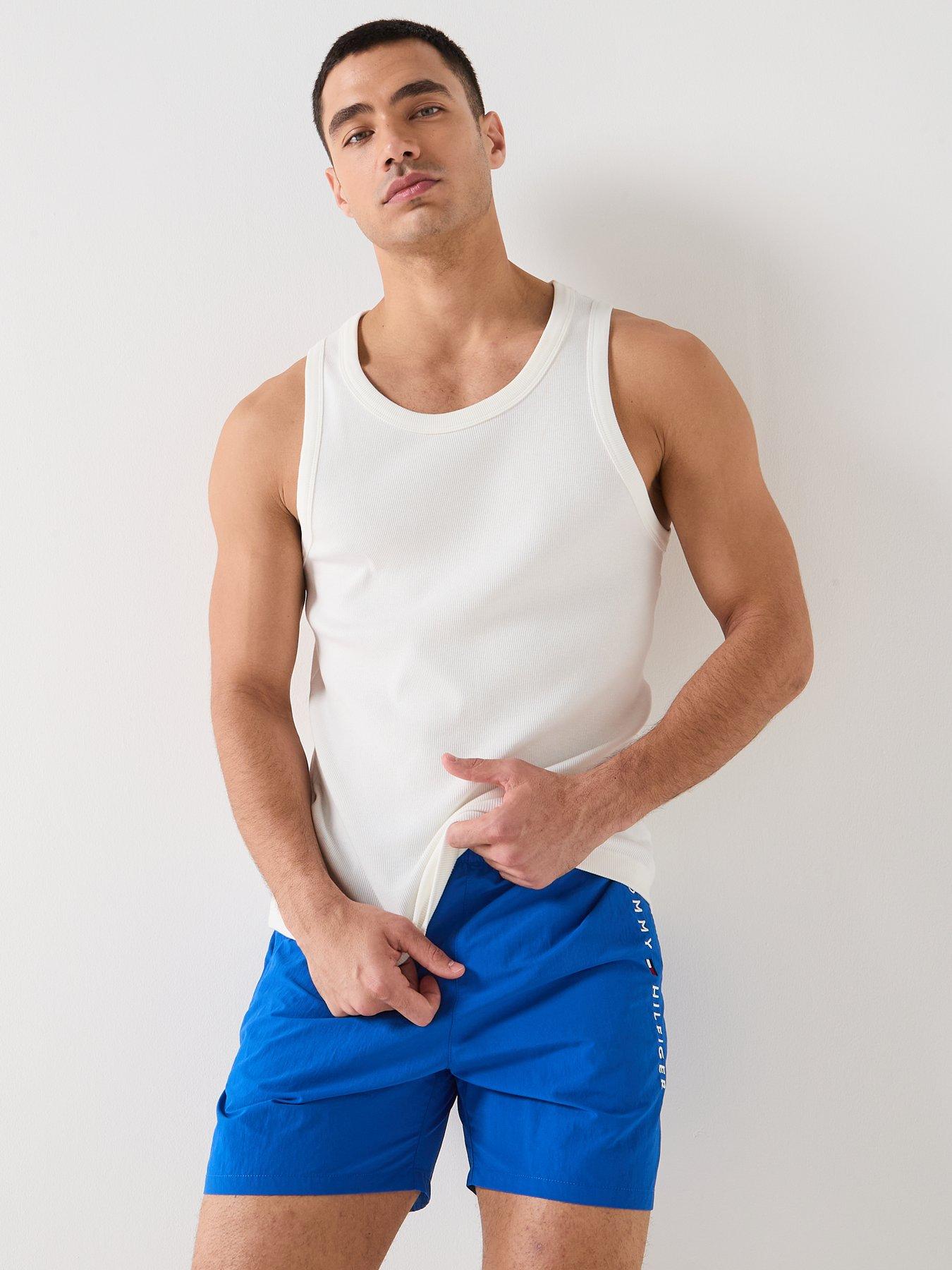 tommy-hilfiger-tommy-hilfiger-side-linear-logo-swimshorts-bluedetail