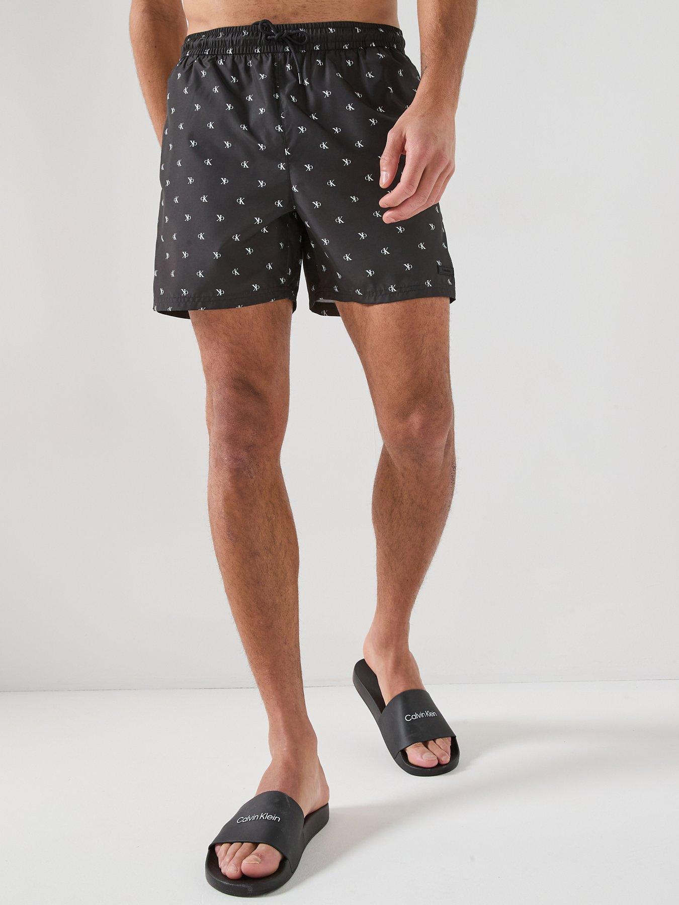 calvin-klein-essenital-all-over-logo-medium-swim-shorts-black
