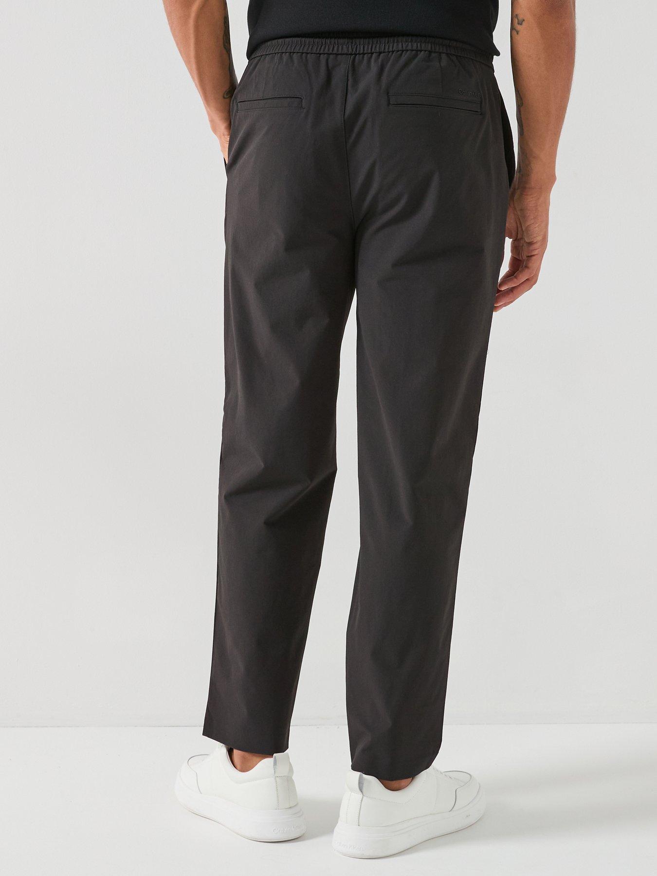 calvin-klein-classic-tech-elasticated-trouser-blackstillFront