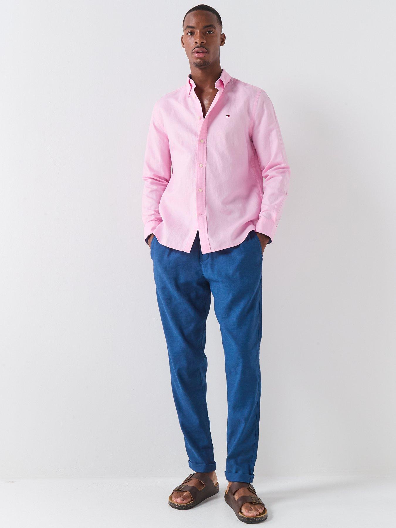 tommy-hilfiger-regular-fit-linen-blend-shirt-light-pinkback