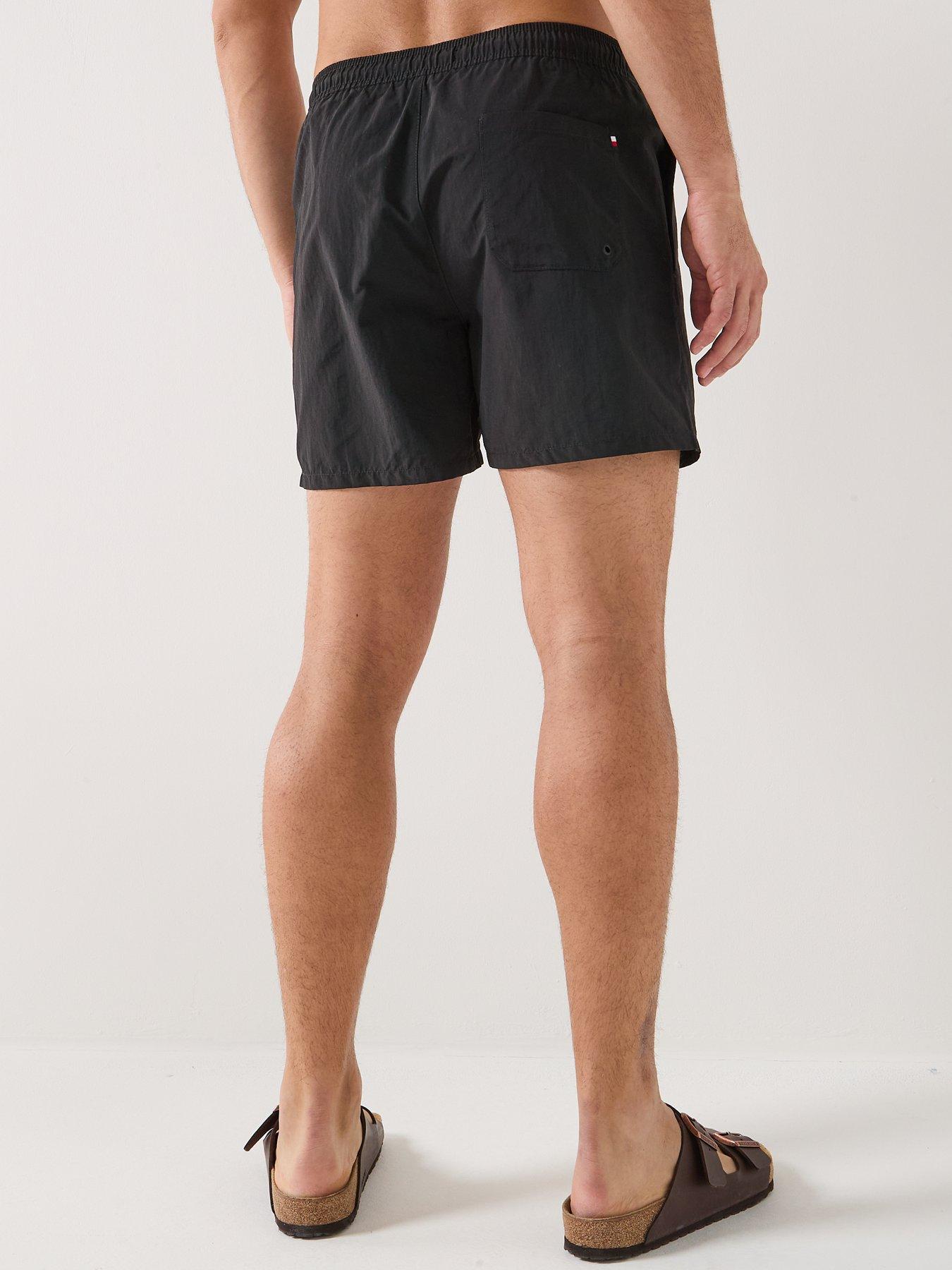 tommy-hilfiger-essential-medium-swim-shorts-blackstillFront