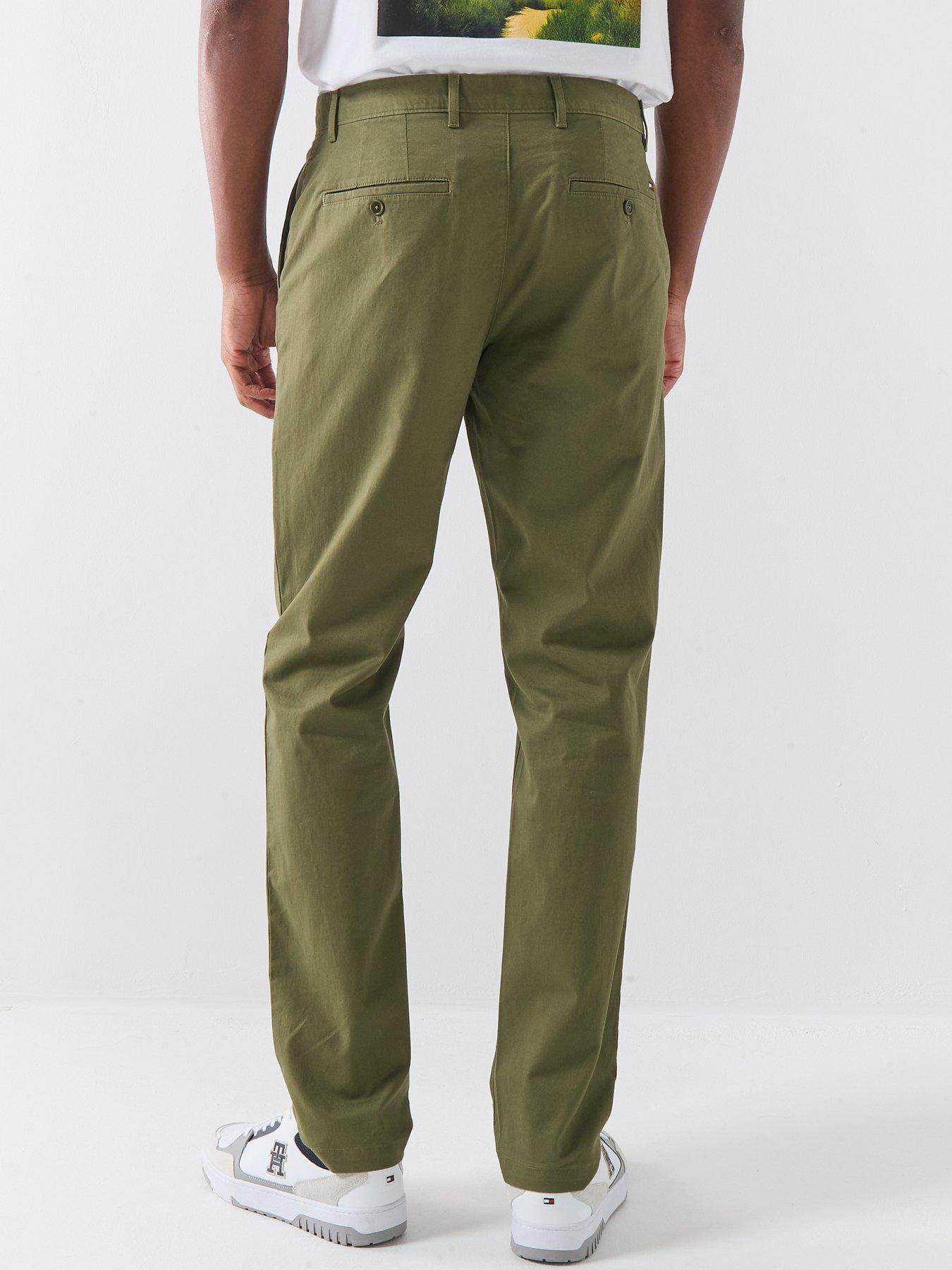 tommy-hilfiger-core-denton-essential-twill-trousers-greenstillFront