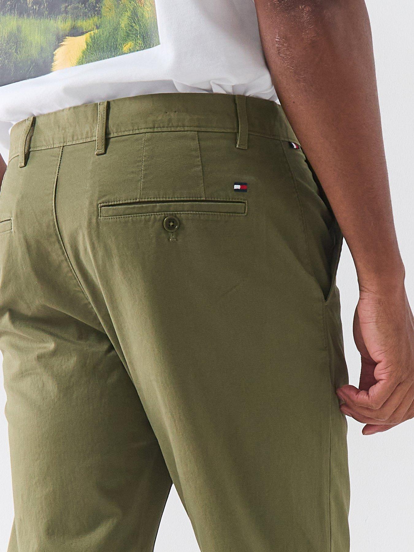 tommy-hilfiger-core-denton-essential-twill-trousers-greenoutfit