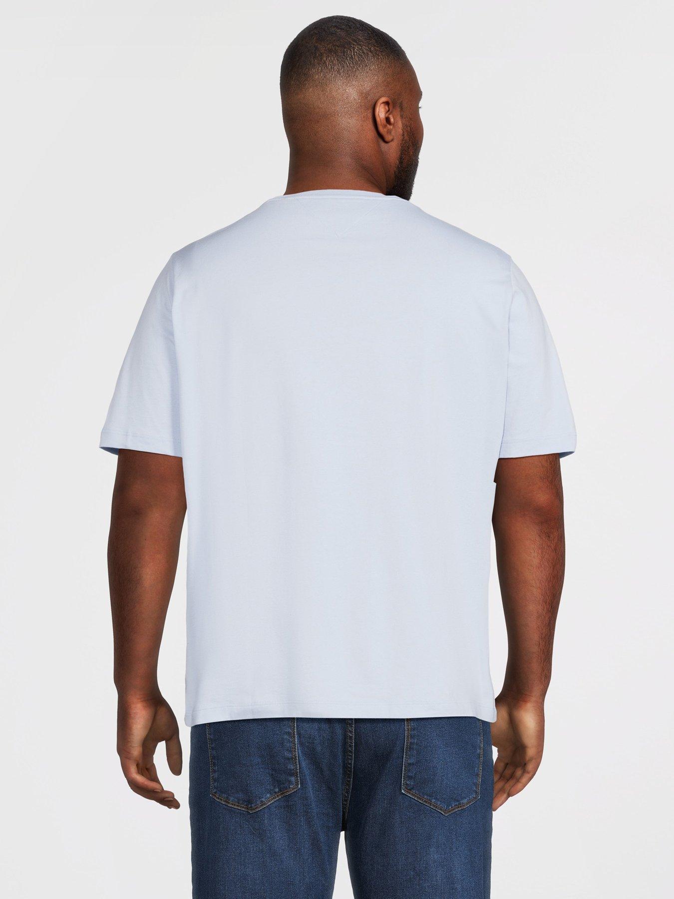 tommy-hilfiger-big-amp-tall-essential-regular-fit-t-shirt-light-bluestillFront