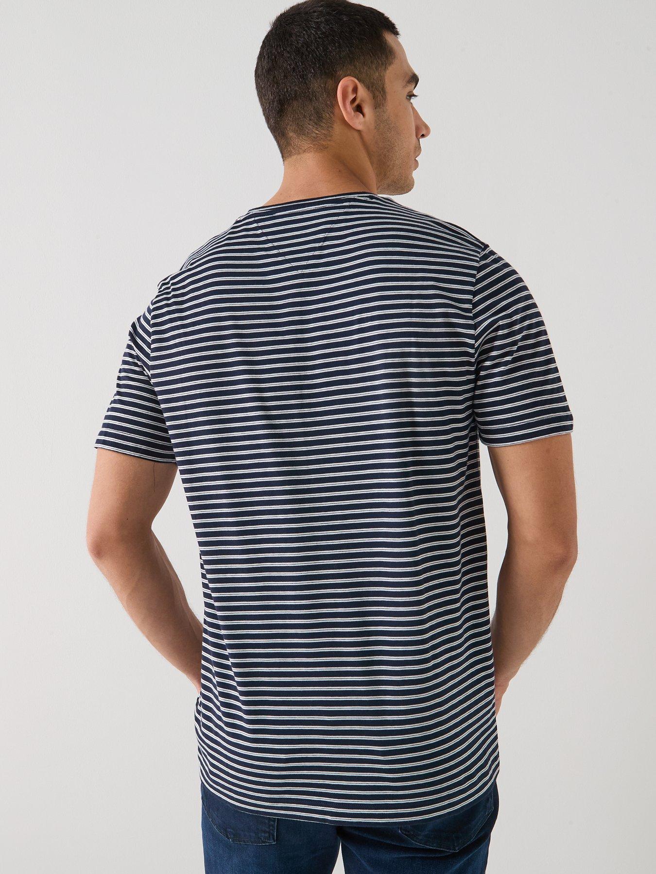tommy-hilfiger-regular-fit-essential-flag-stripe-t-shirt-navystillFront