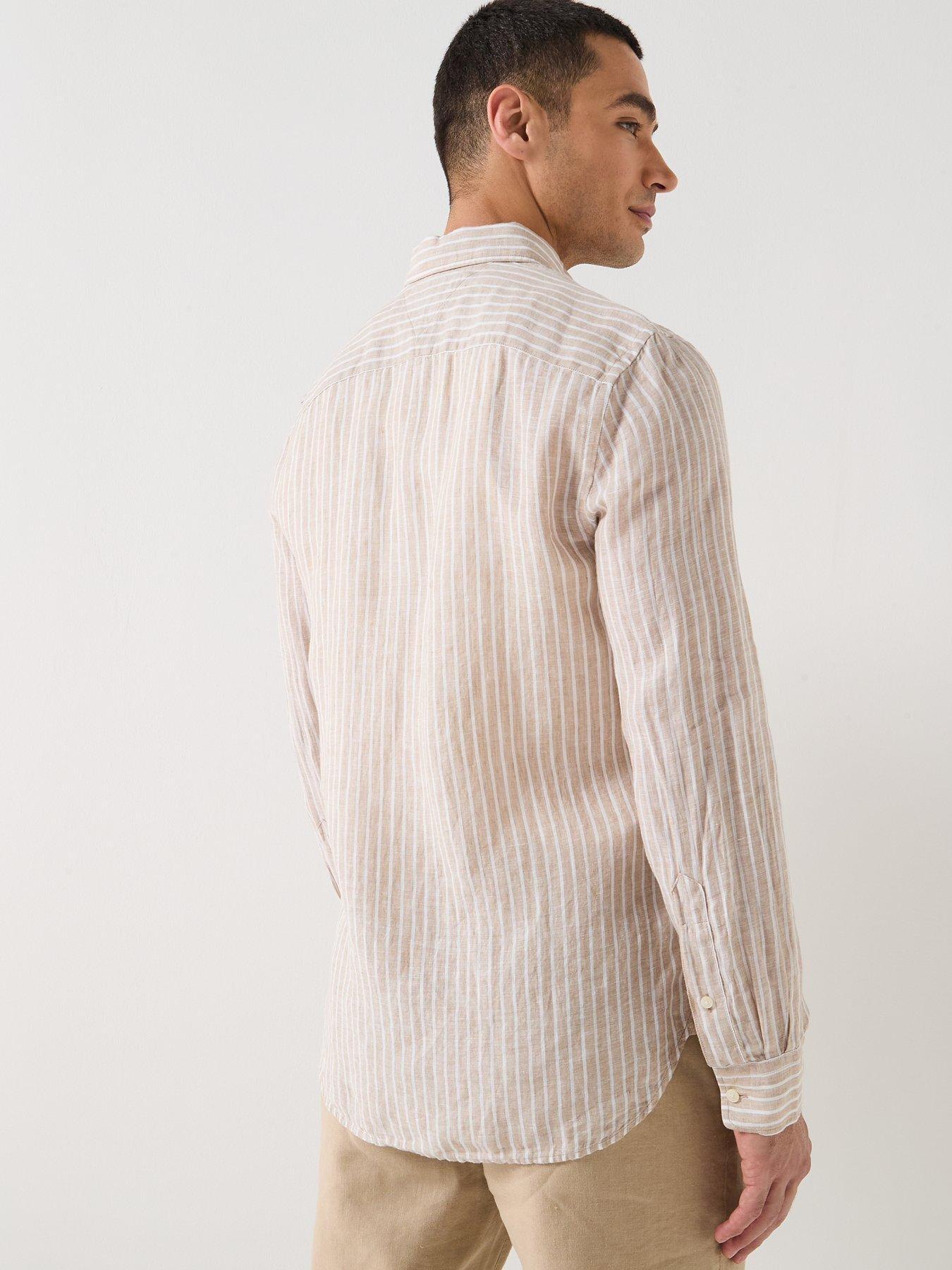 tommy-hilfiger-bengal-stripe-linen-shirt-light-beigestillFront