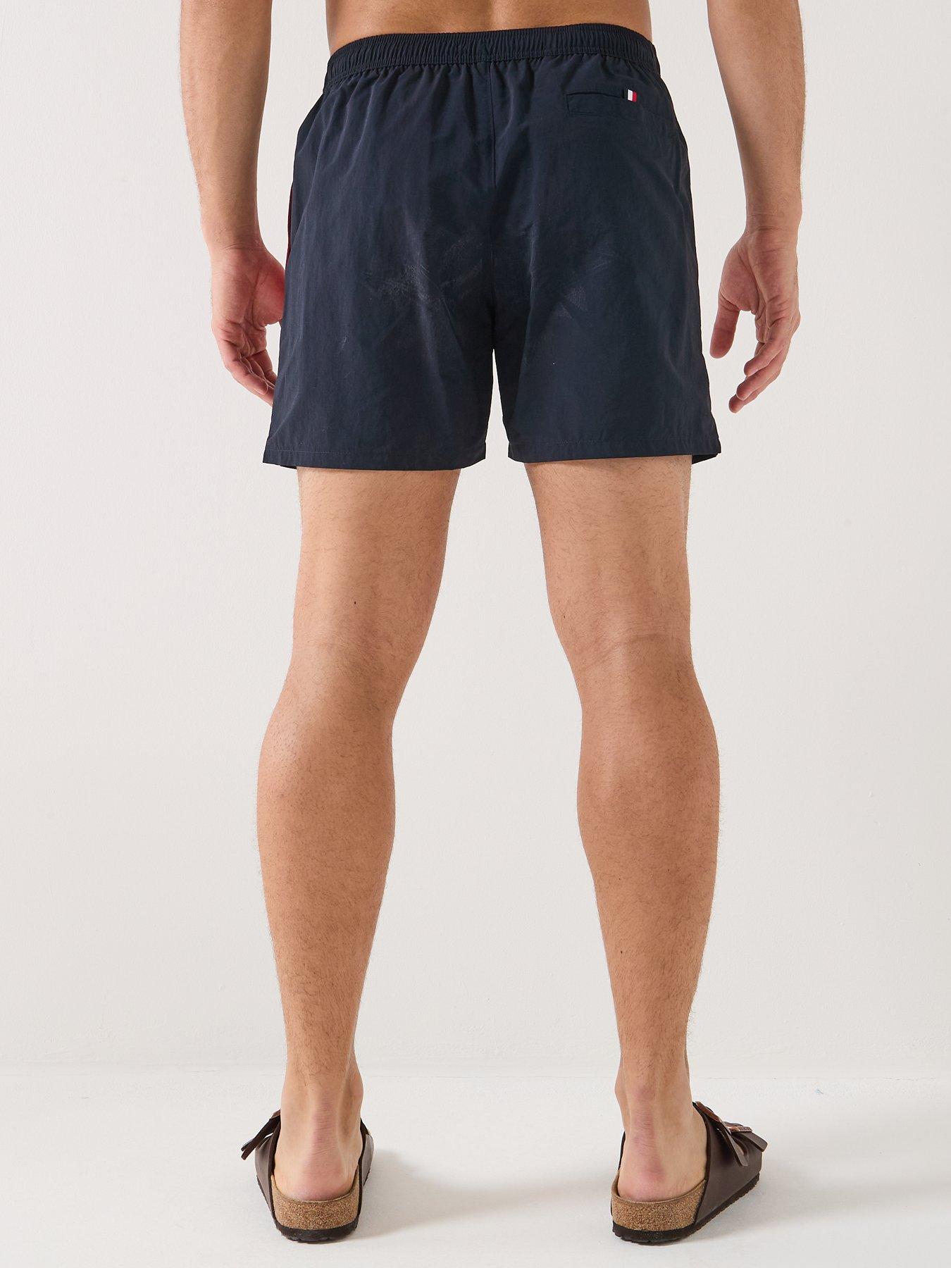 tommy-hilfiger-archive-large-flag-medium-swim-shorts-navystillFront