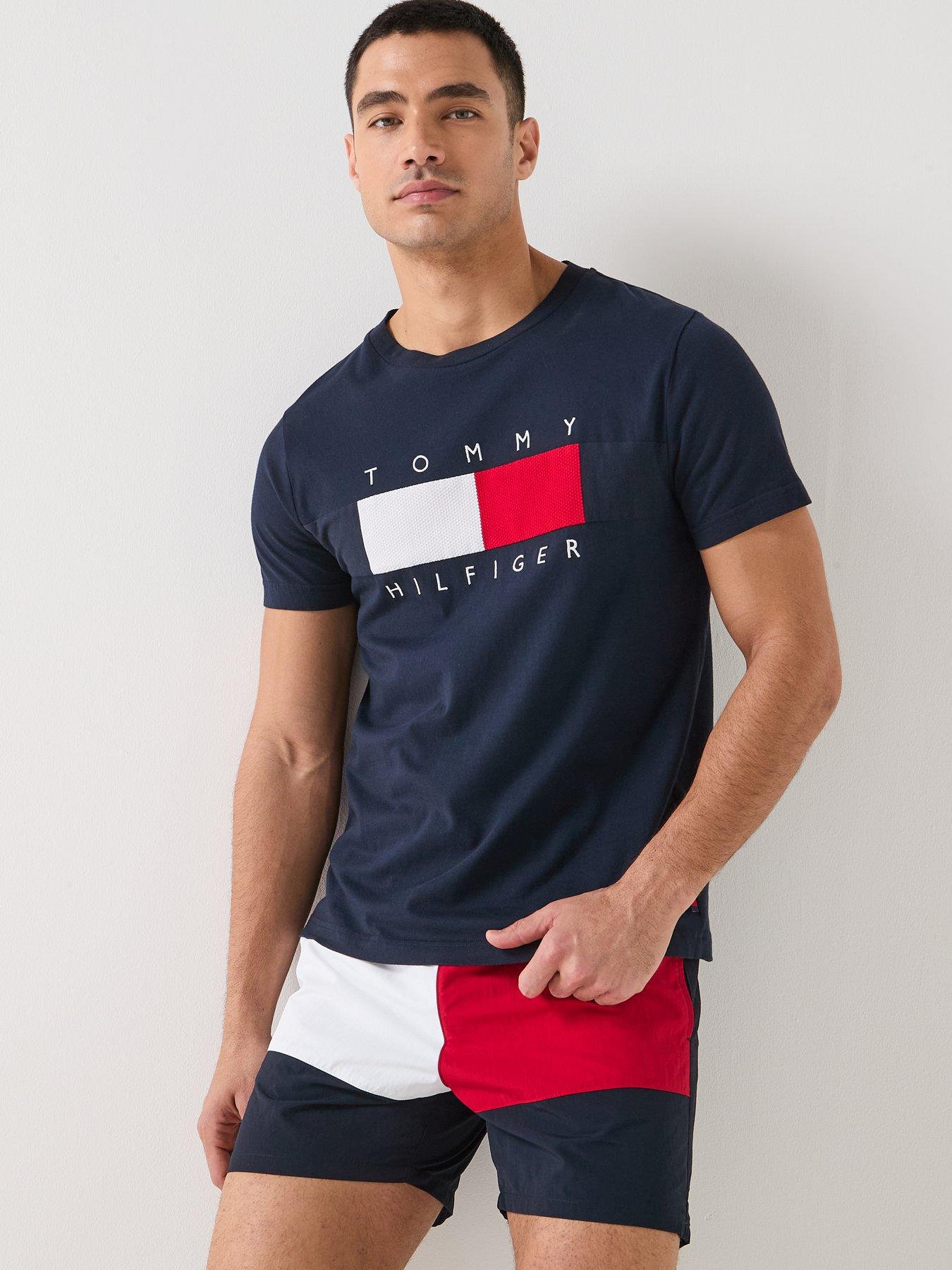 tommy-hilfiger-archive-large-flag-medium-swim-shorts-navydetail