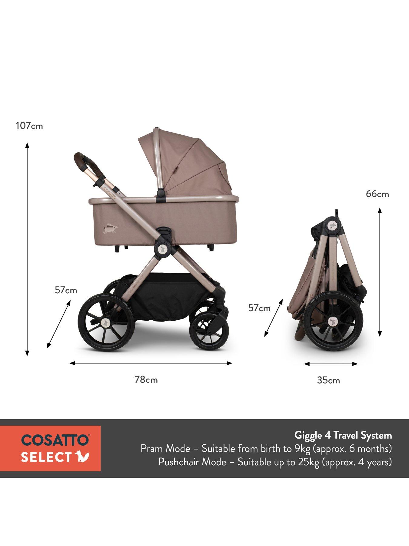 Image 7 of 8 of Cosatto Giggle 4 Everything Pushchair Bundle - Spot On