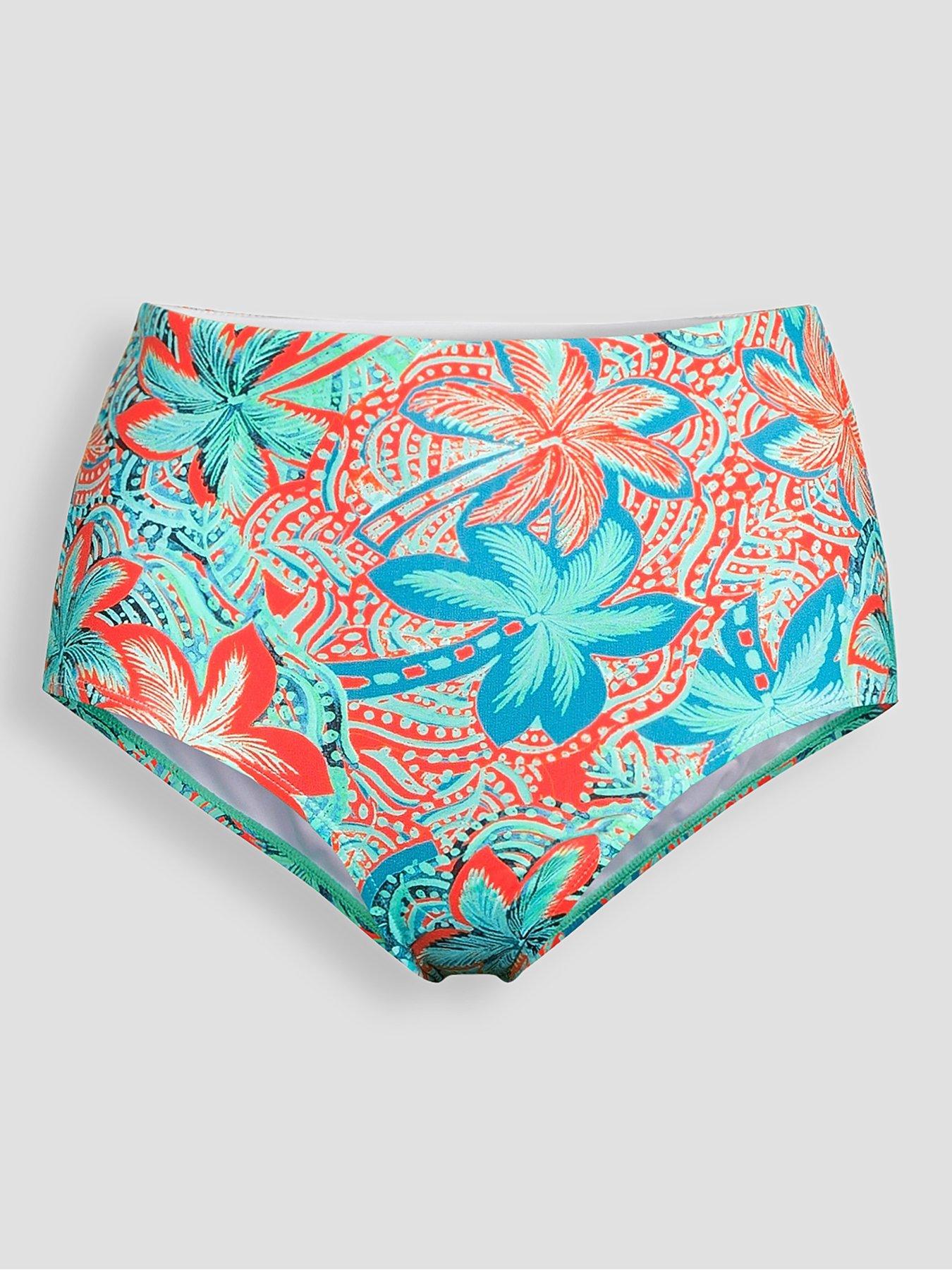 Image 6 of 6 of The Very Collection Mix &amp; Match High Waisted Bikini Brief - Multi